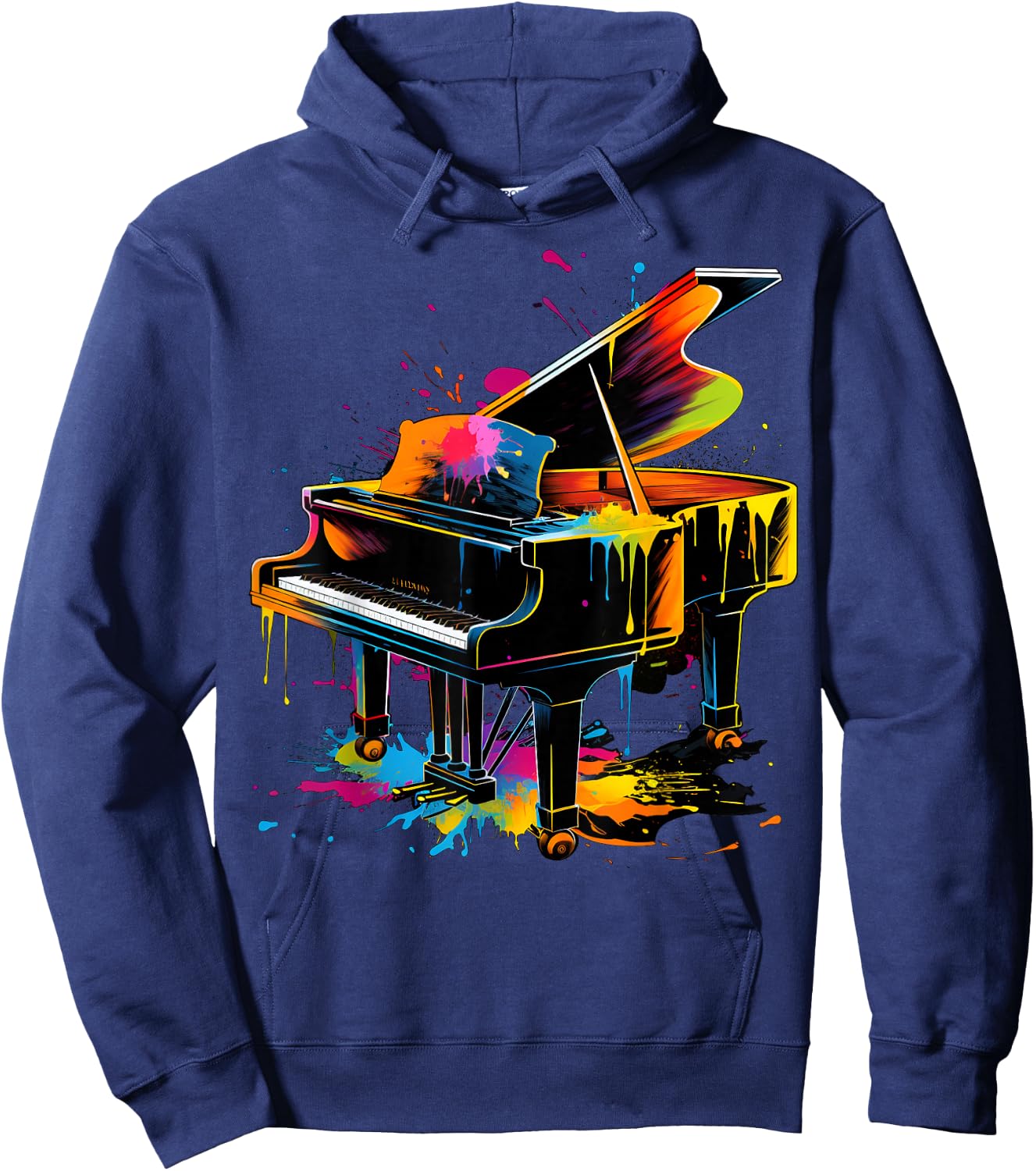 Men, Women and Kids Piano Hoodie - Hoodie | Navy