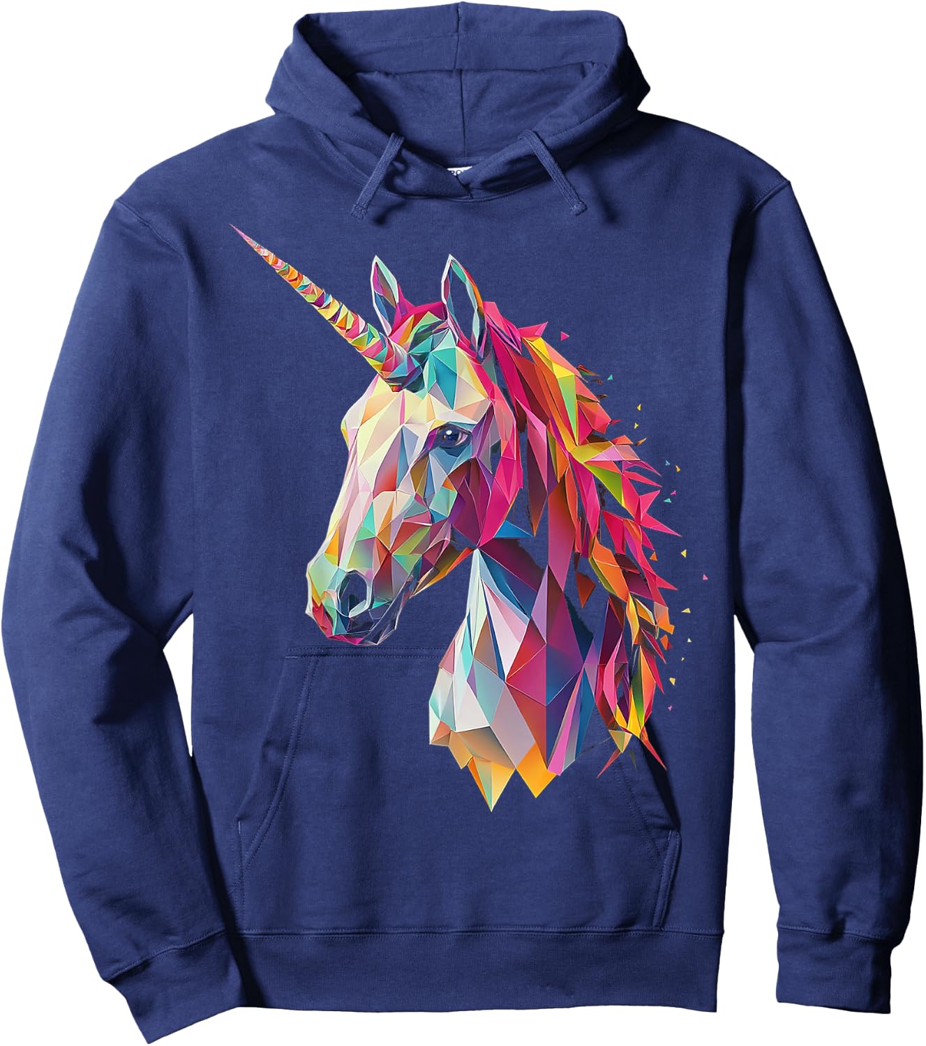 Unicorn Mythical Graphic Fantasy Art Unicorn Hoodie - Hoodie | Navy