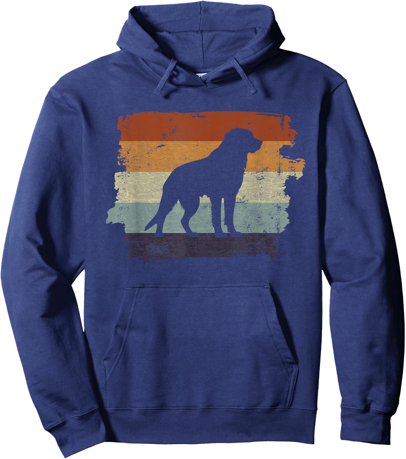 Kangal Dog Retro Design Hoodie - Hoodie | Navy