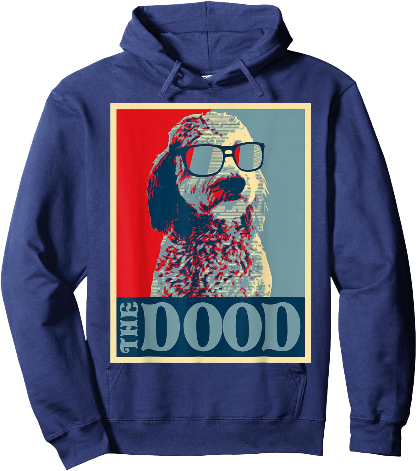 The Dood Goldendoodle - Doodle Mom and Dood Dad Gift Hoodie - Hoodie | Navy
