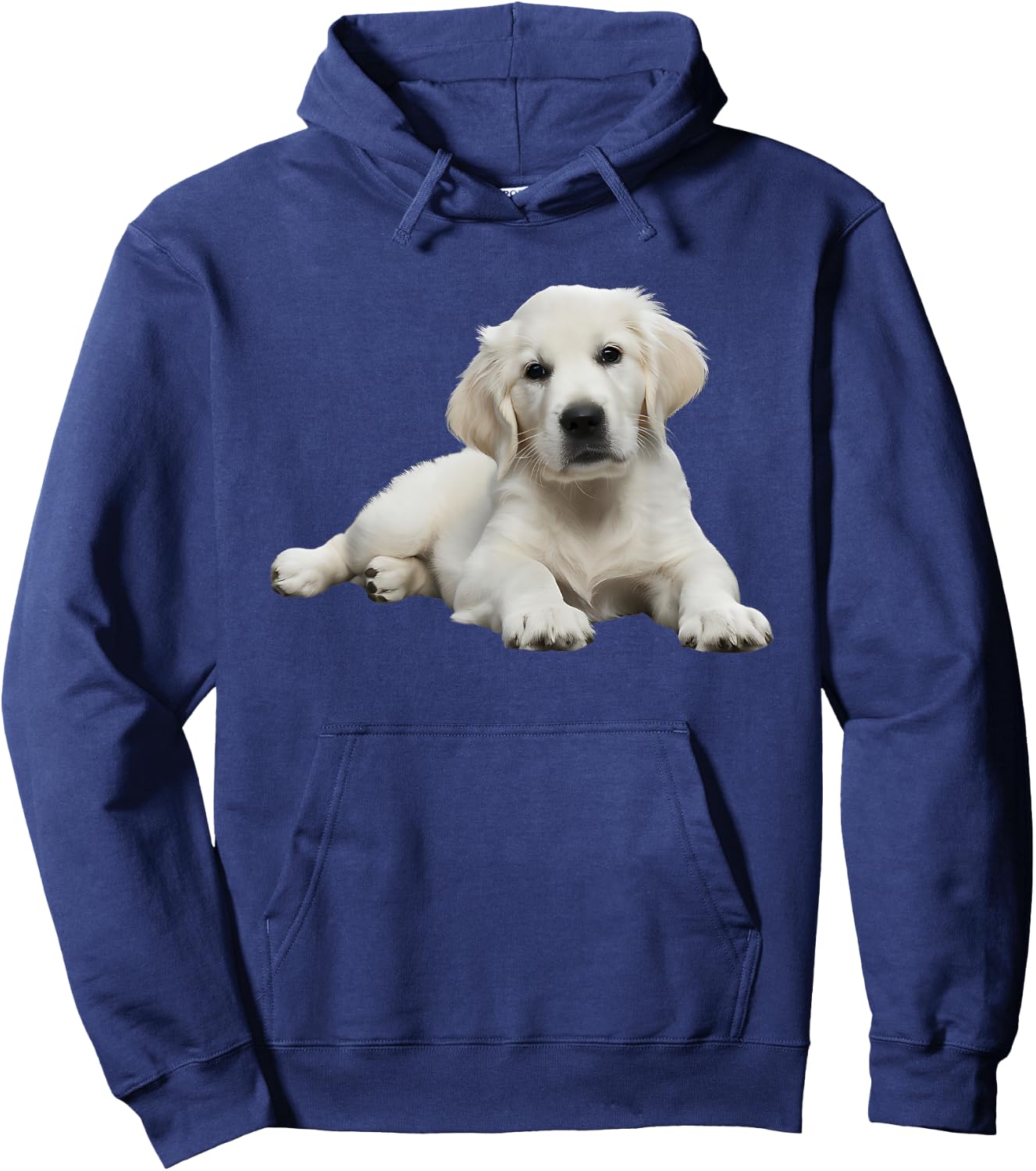 White Lab English Cream Golden Retriever Dog Puppy Mom Girls Hoodie - Hoodie | Navy