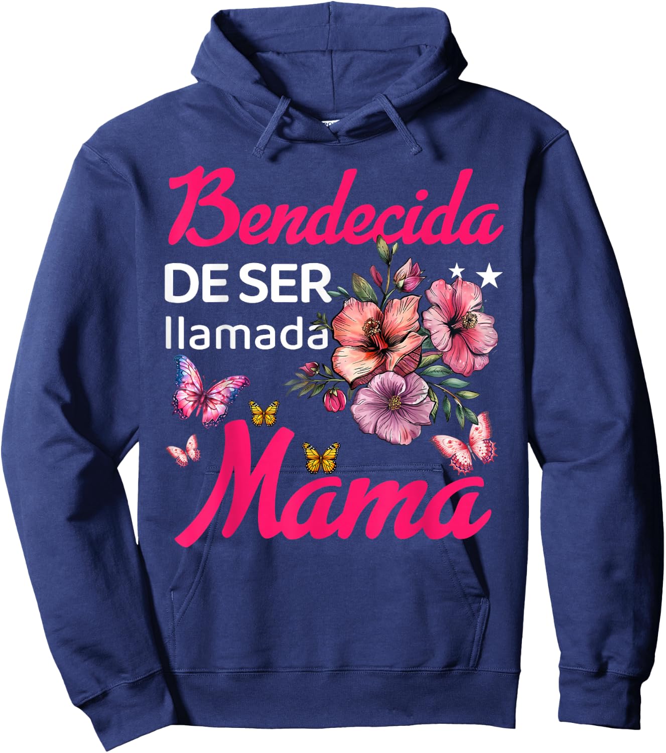 Regalos Para Mama Dia De Las Madre Espanol Camiseta Abuela Hoodie - Hoodie | Navy
