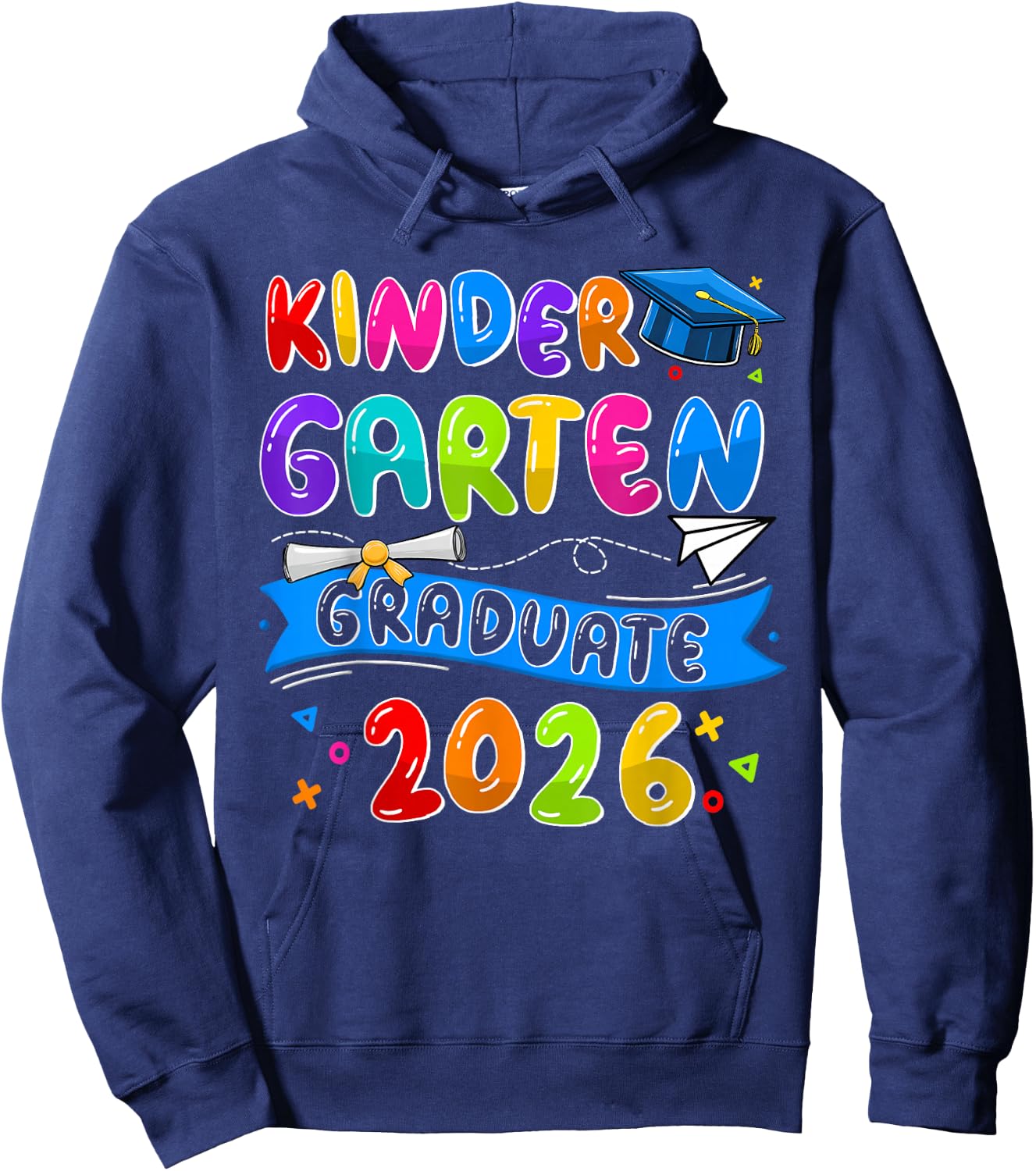 Kindergarten Graduate Kindergarten Class Of 2026 Graduation Hoodie - Hoodie | Navy