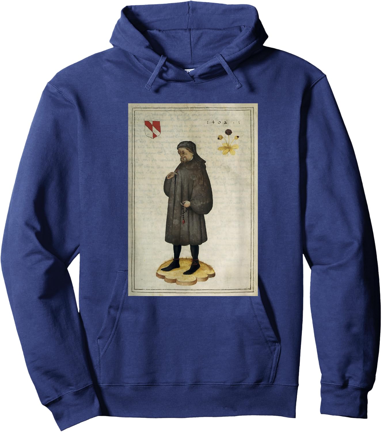 Geoffrey Chaucer Hoodie - Hoodie | Navy