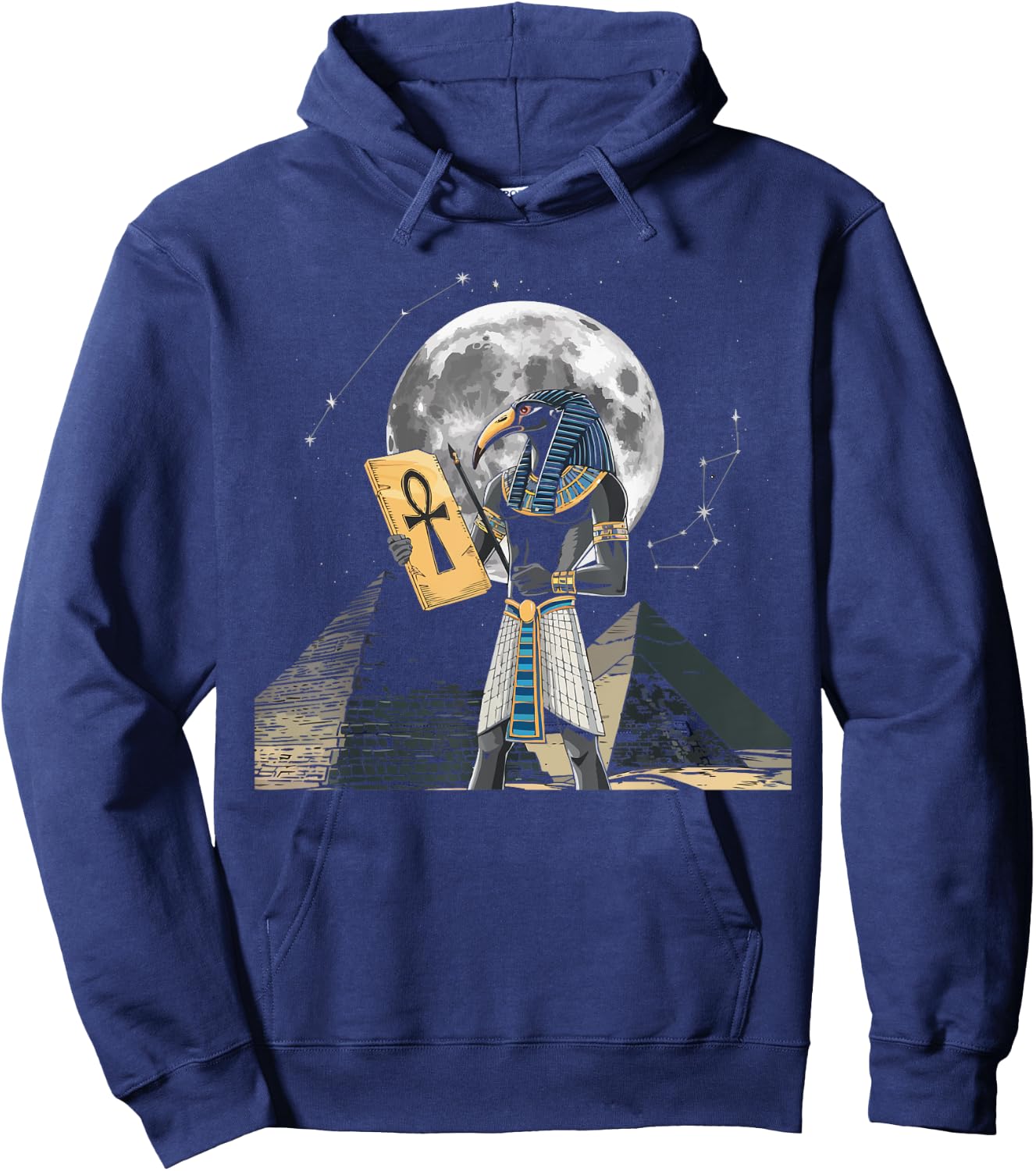 Thoth Egyptian God Egyptian Mythology Pyramid Ancient Egypt Hoodie - Hoodie | Navy