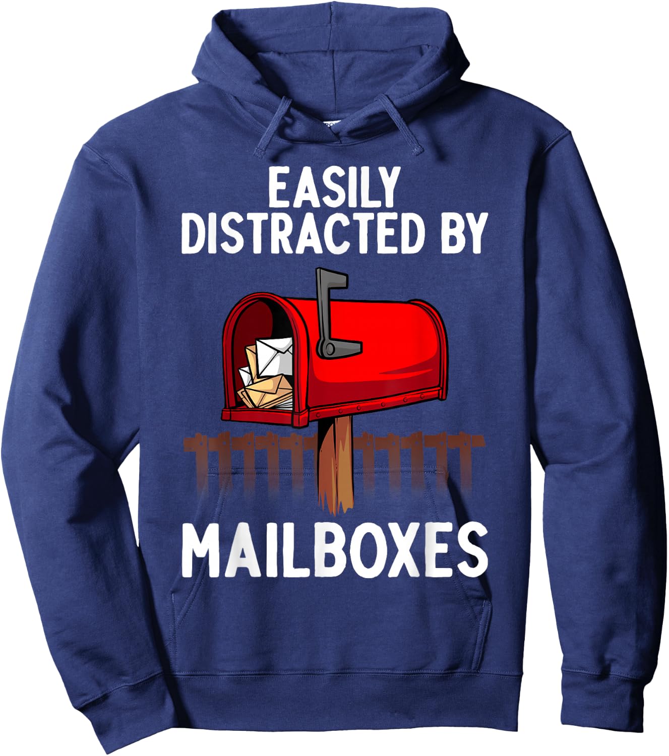 Funny Mailman Art Women Postal Worker Office Mailman Hoodie - Hoodie | Navy