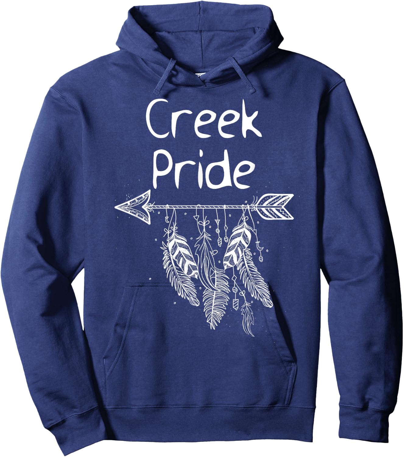 Creek Pride Native American Proud Men Women Kids Gift Hoodie - Hoodie | Navy
