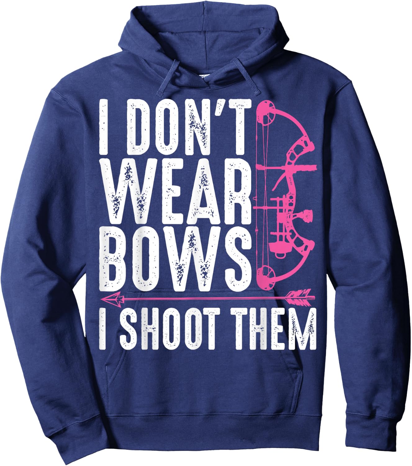 Funny Archery Gift Bow Hunting Archer Mother's Day Hoodie - Hoodie | Navy