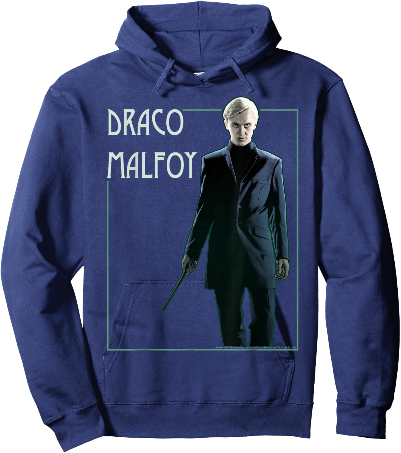 Harry Potter Draco Malfoy Simple Framed Portrait Hoodie - Hoodie | Navy