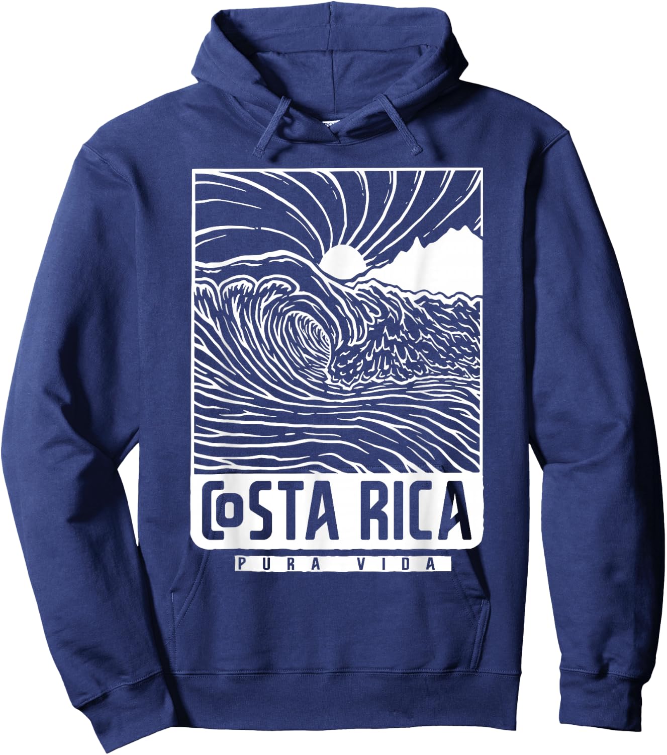 Costa Rica Pura Vida Hoodie - Hoodie | Navy
