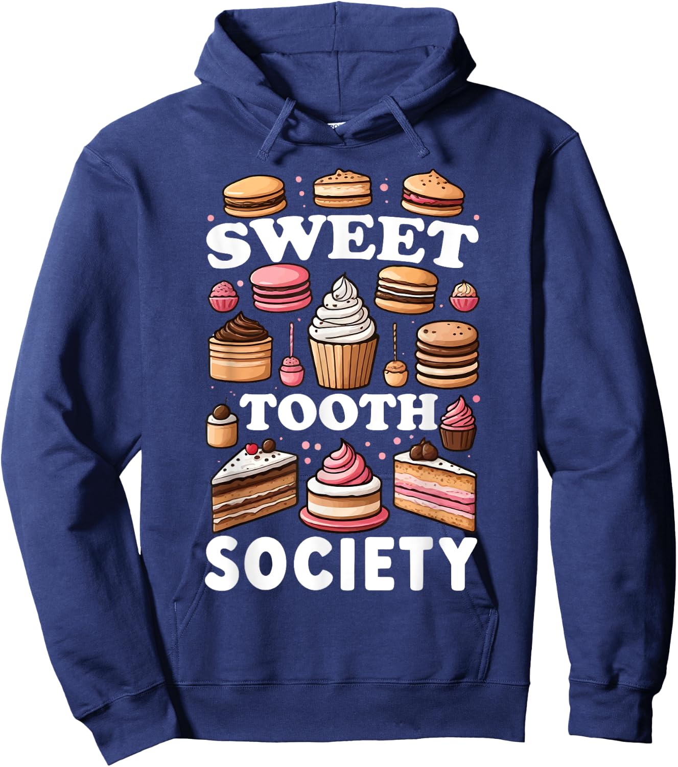 Confectionery Connoisseur Dessert Delight Pastry Paradise Hoodie - Hoodie | Navy