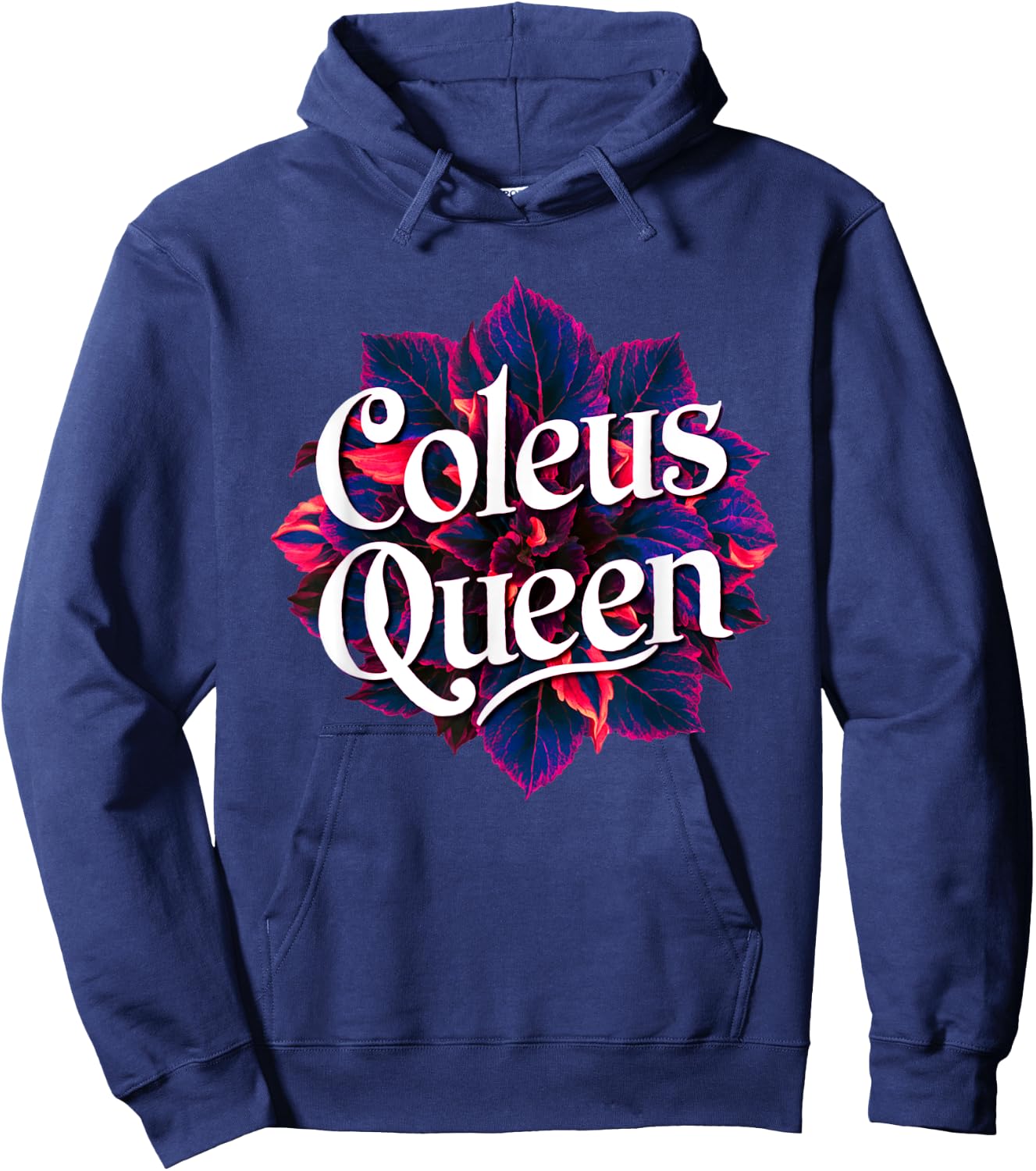 Coleus Queen Garden Coleus Plant Lovers Design Hoodie - Hoodie | Navy