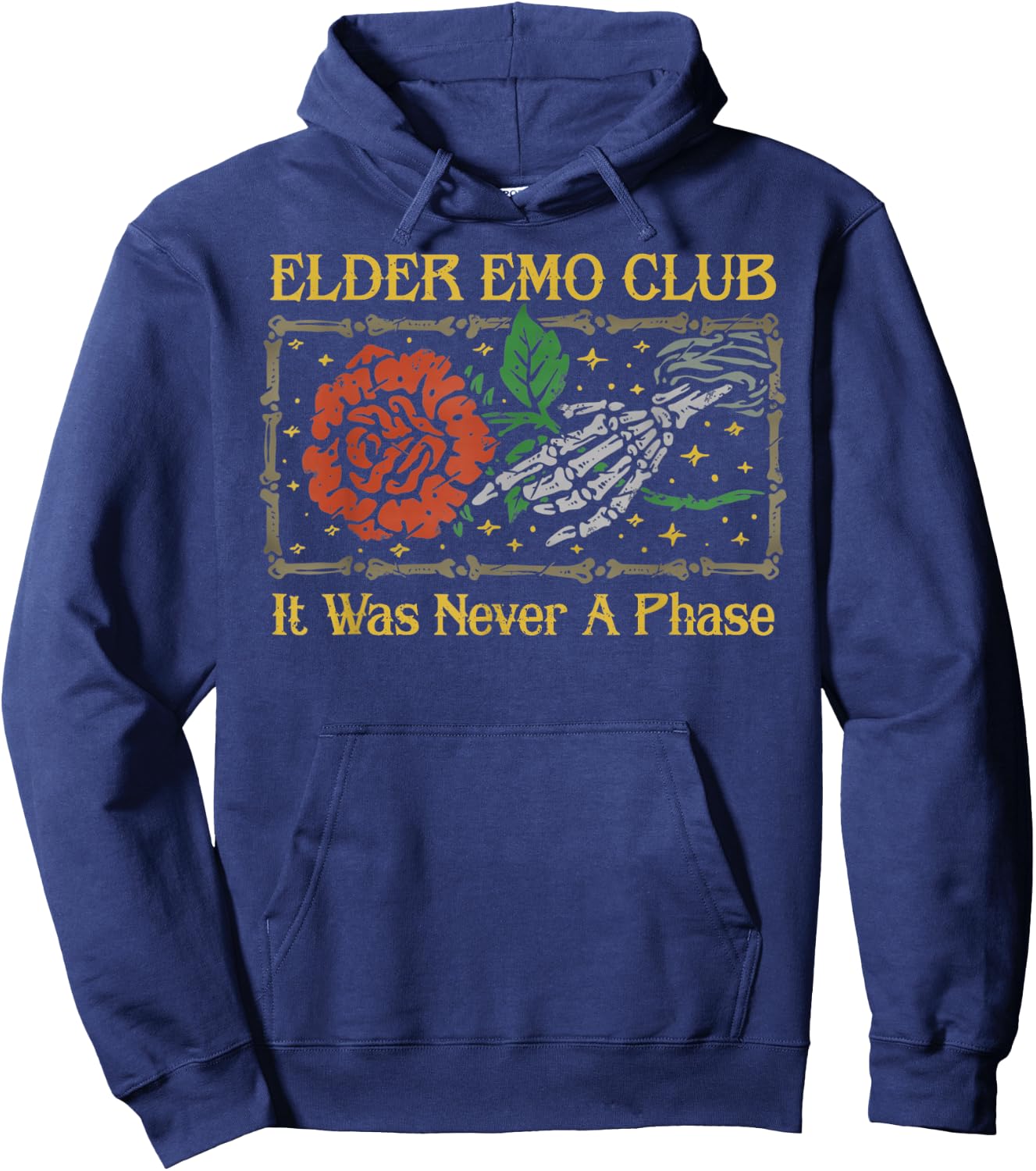 Elder Emo Club It Was Never A Phase Hoodie - Hoodie | Navy