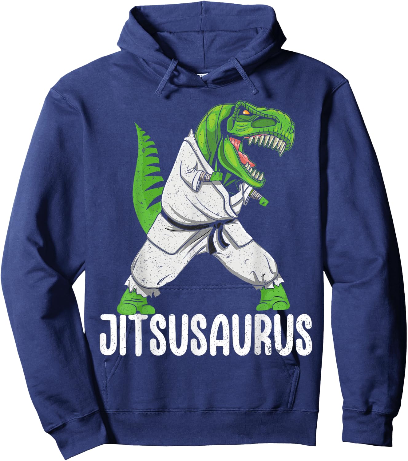 Jitsusaurus Funny Jiu-Jitsu Brazillian Ju Jitsu Bjj Boys Kid Hoodie - Hoodie | Navy