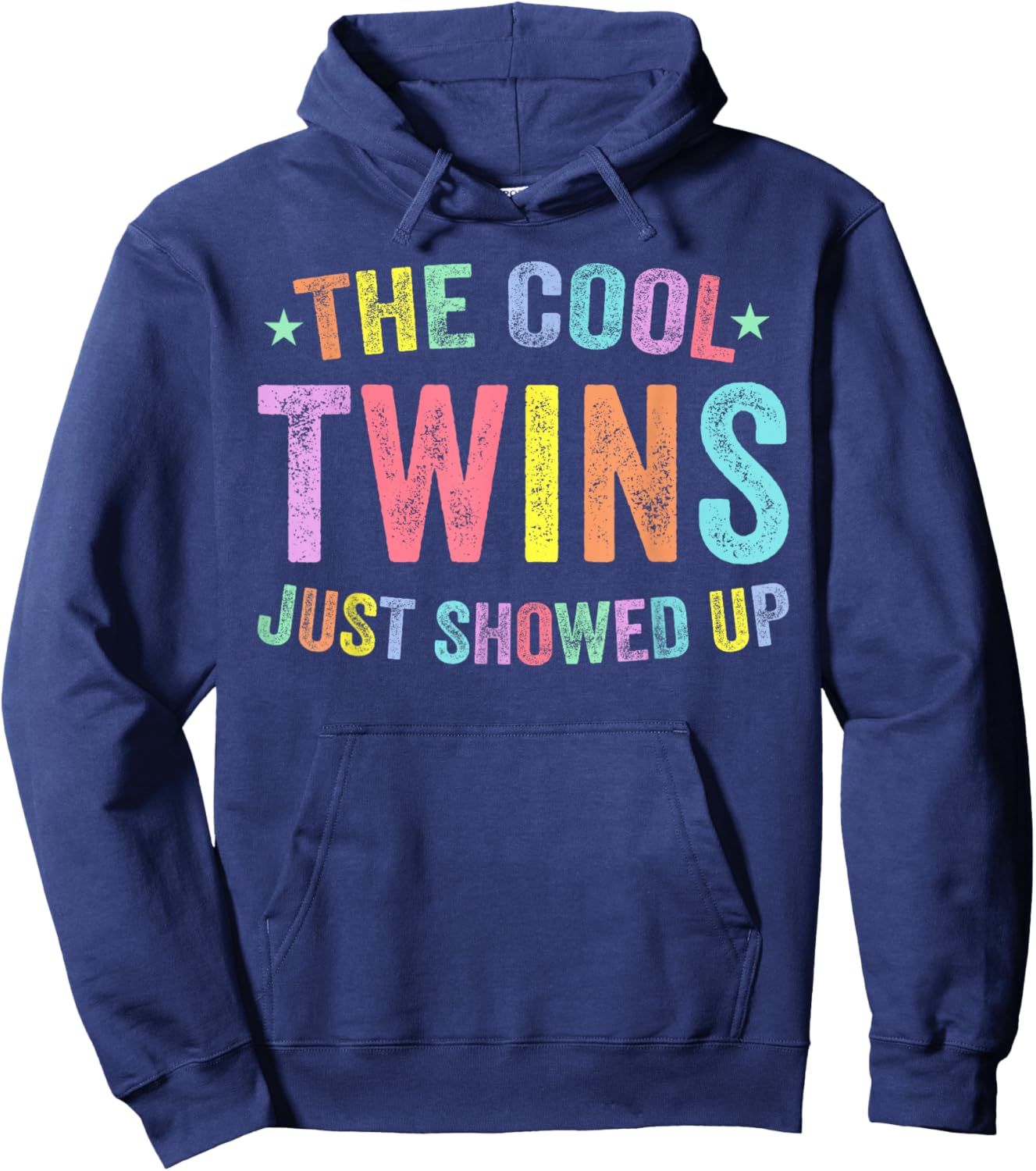 Cool Twins Just Showed Up Twin Day Spirit Week Matching Hoodie - Hoodie | Navy