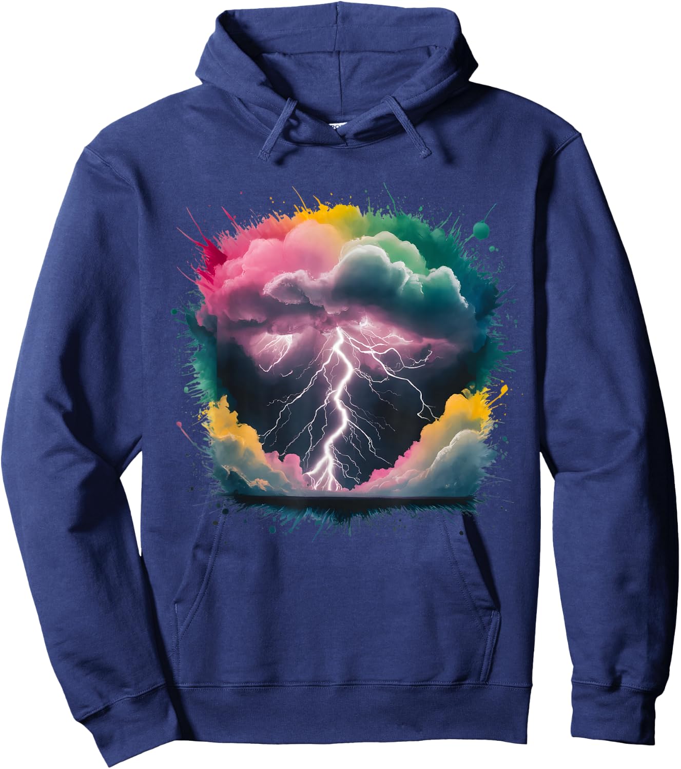 Meteorologist Men Woman Colorful Watercolor Meteorology Hoodie - Hoodie | Navy