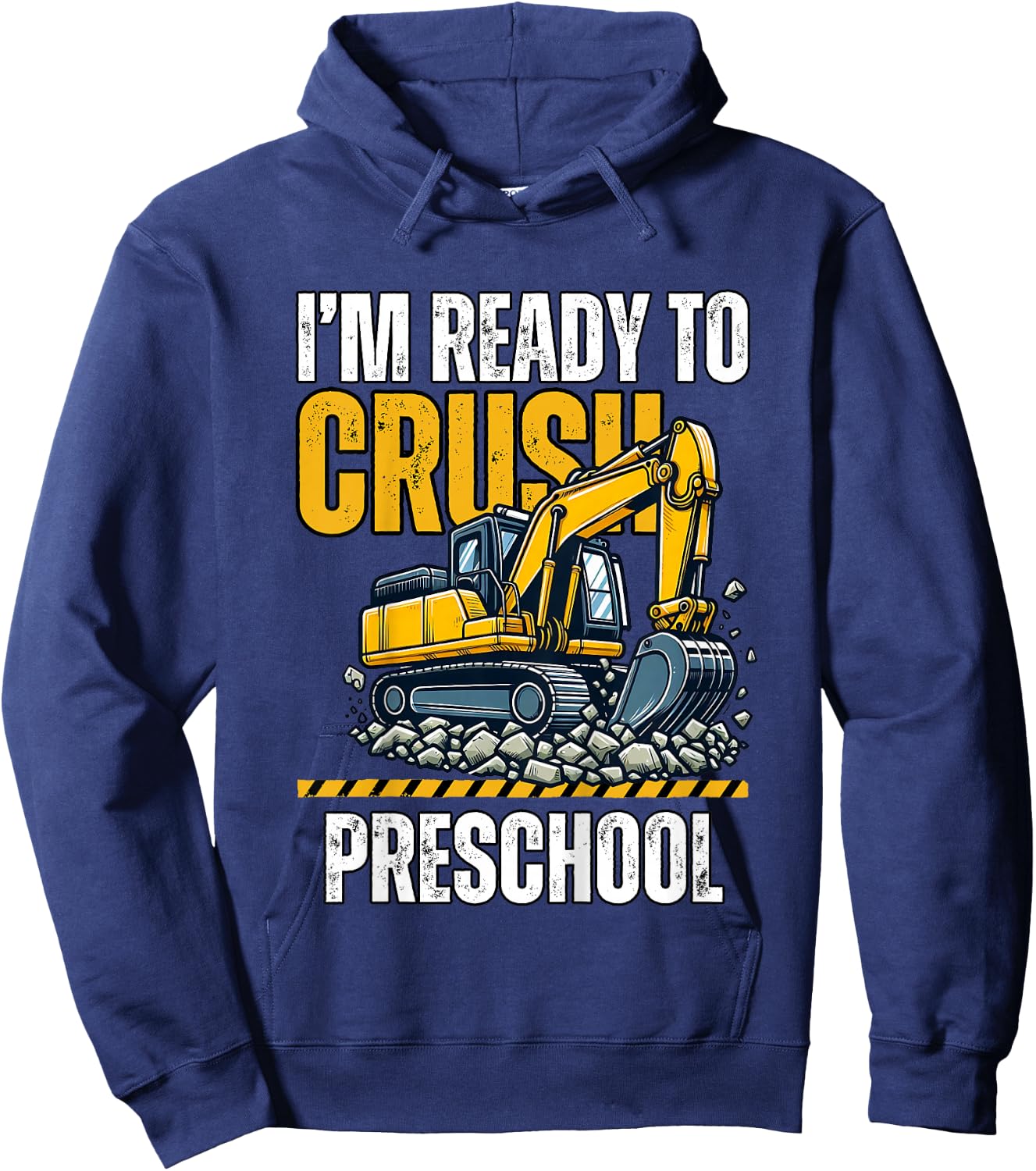 Kids I'm Ready To Crush Preschool boys first day of preschool Hoodie - Hoodie | Navy