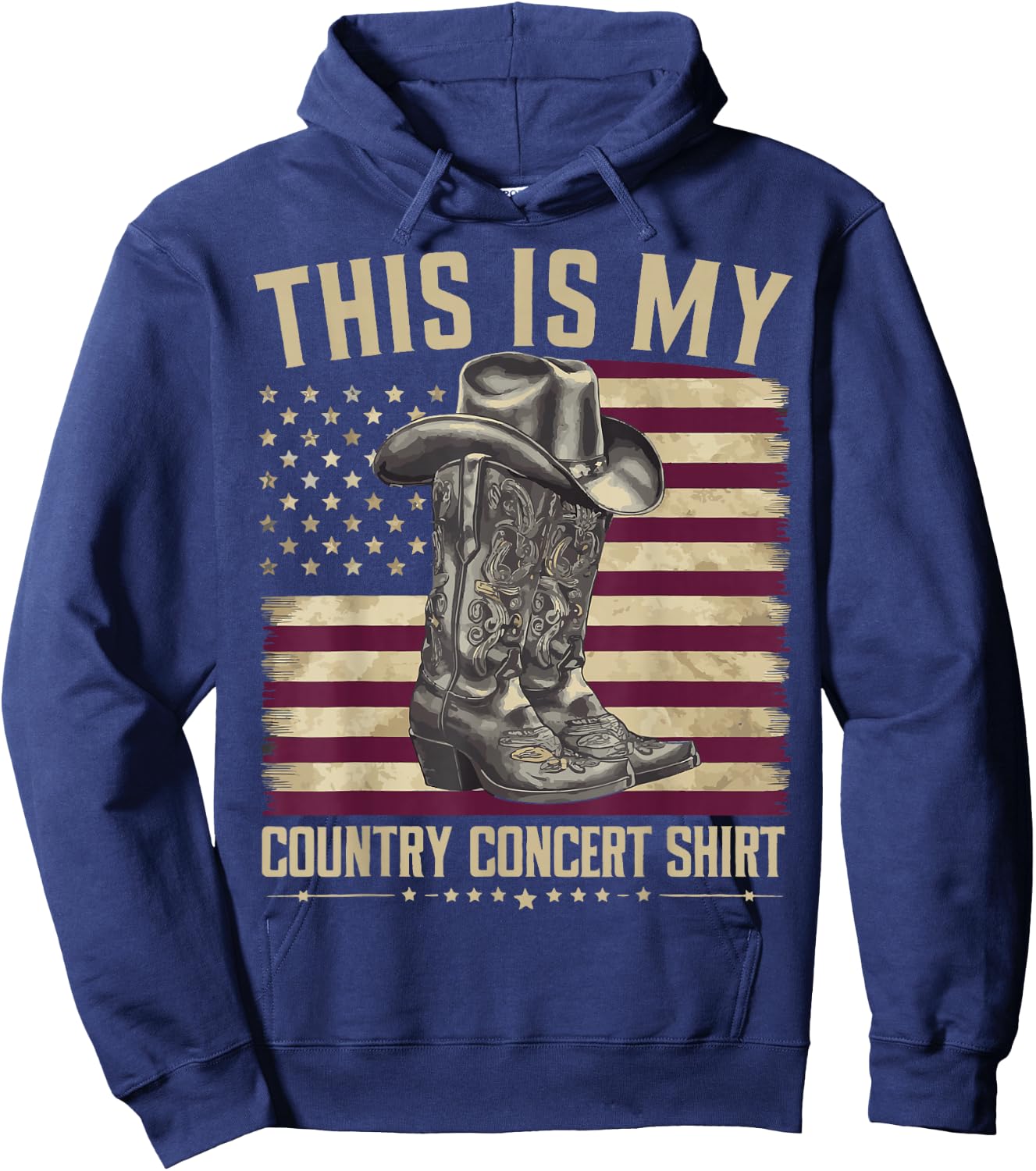 This Is My Country Concert Hoodie - Hoodie | Navy