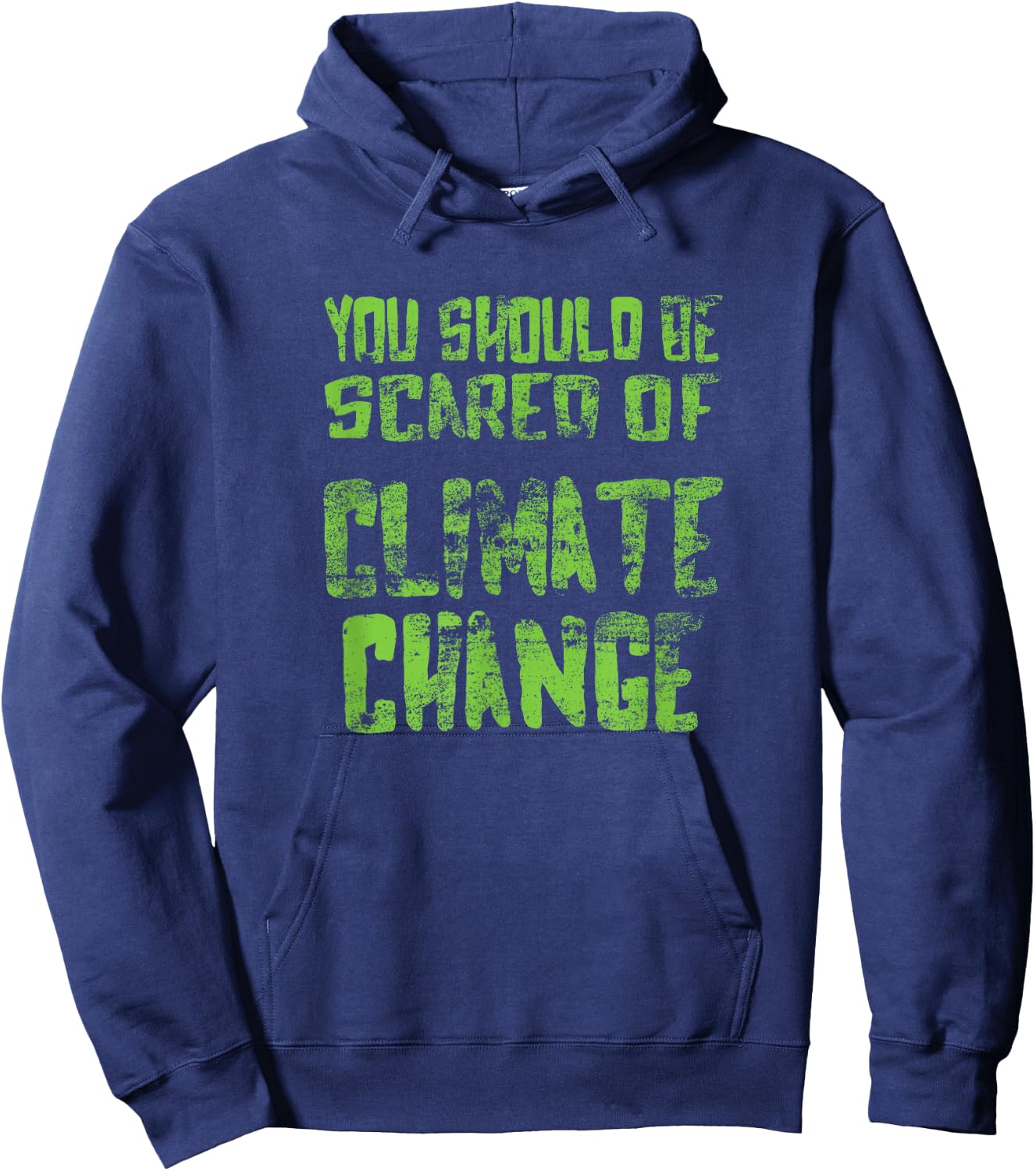 Climate Change Halloween Costume Scary Environment Ecology Hoodie - Hoodie | Navy