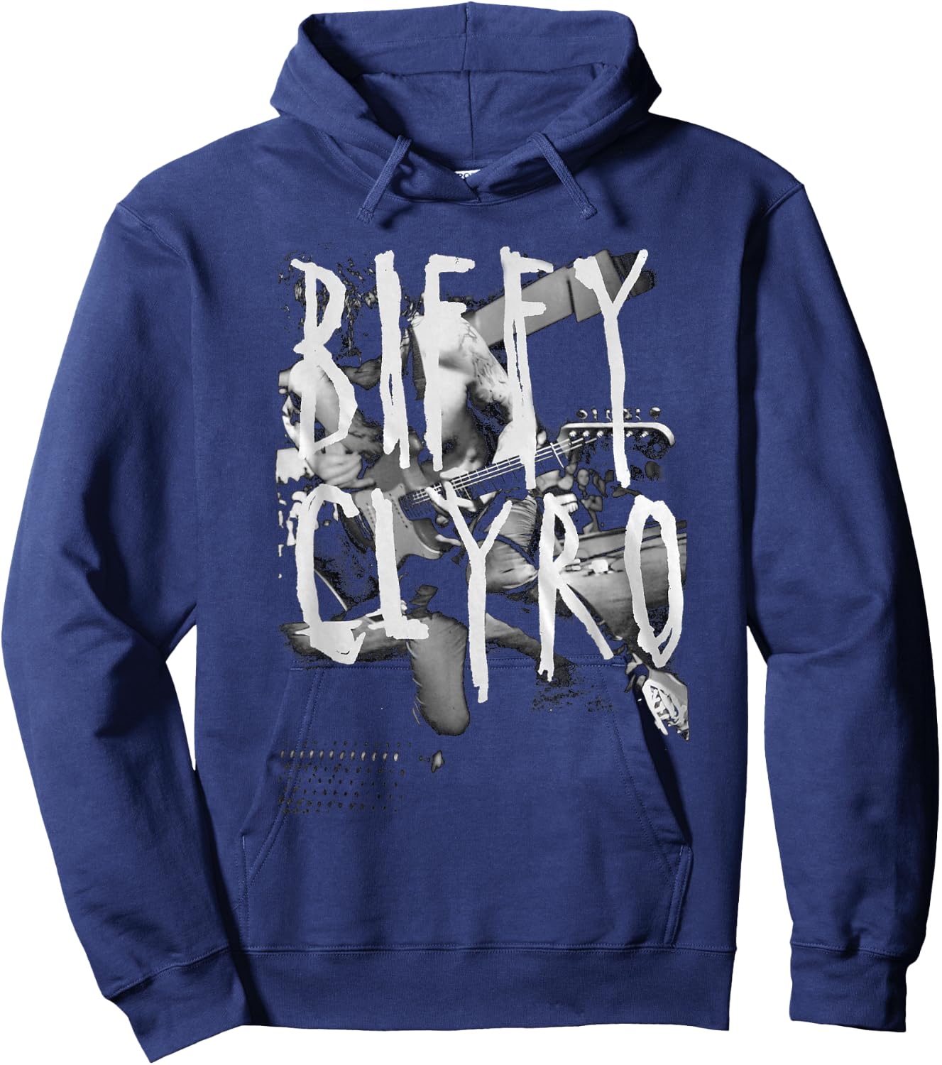 Biffy Clyro Scrawl Hoodie - Hoodie | Navy