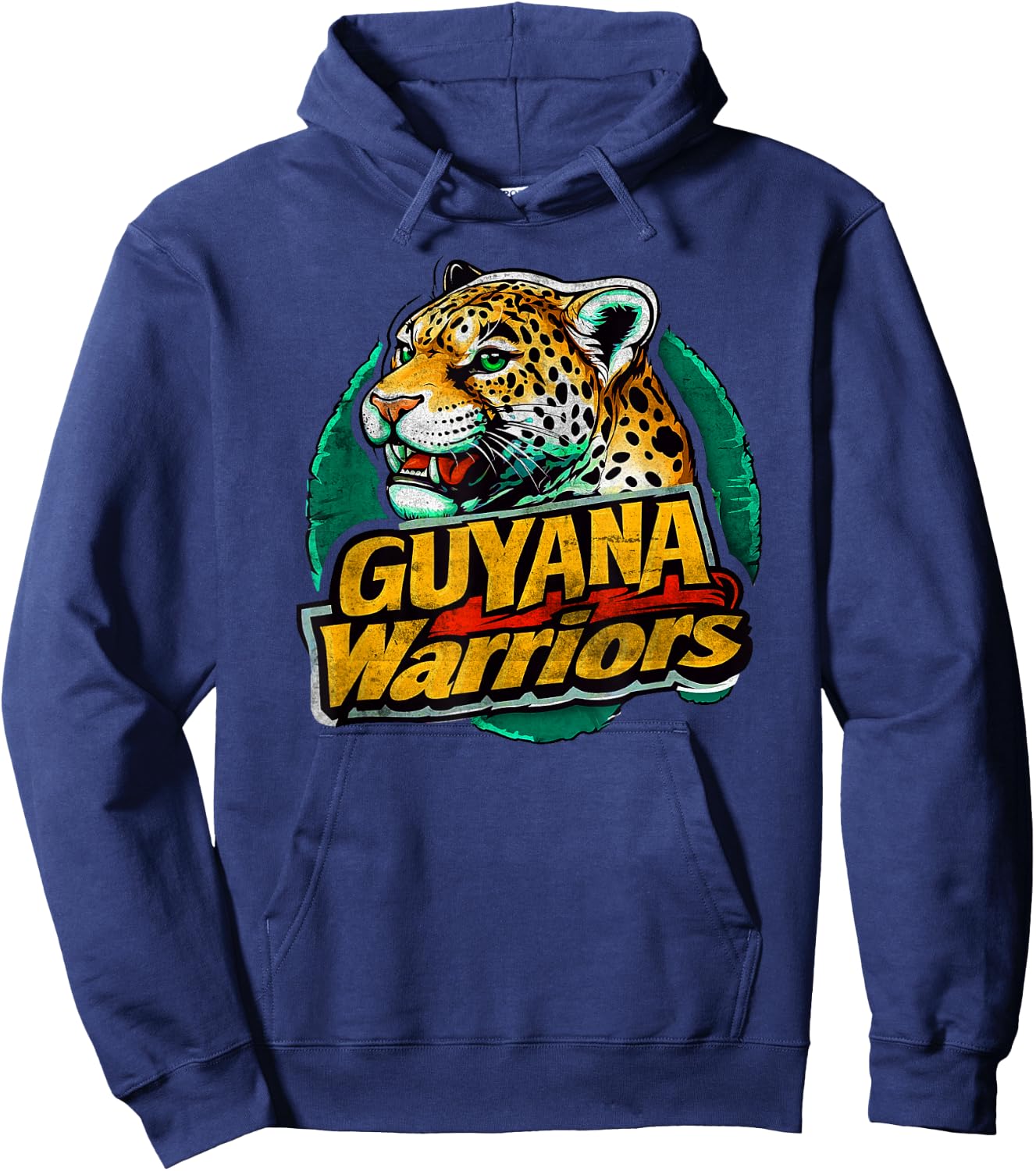 Guyana Warriors Vintage Look Cricket Hoodie - Hoodie | Navy