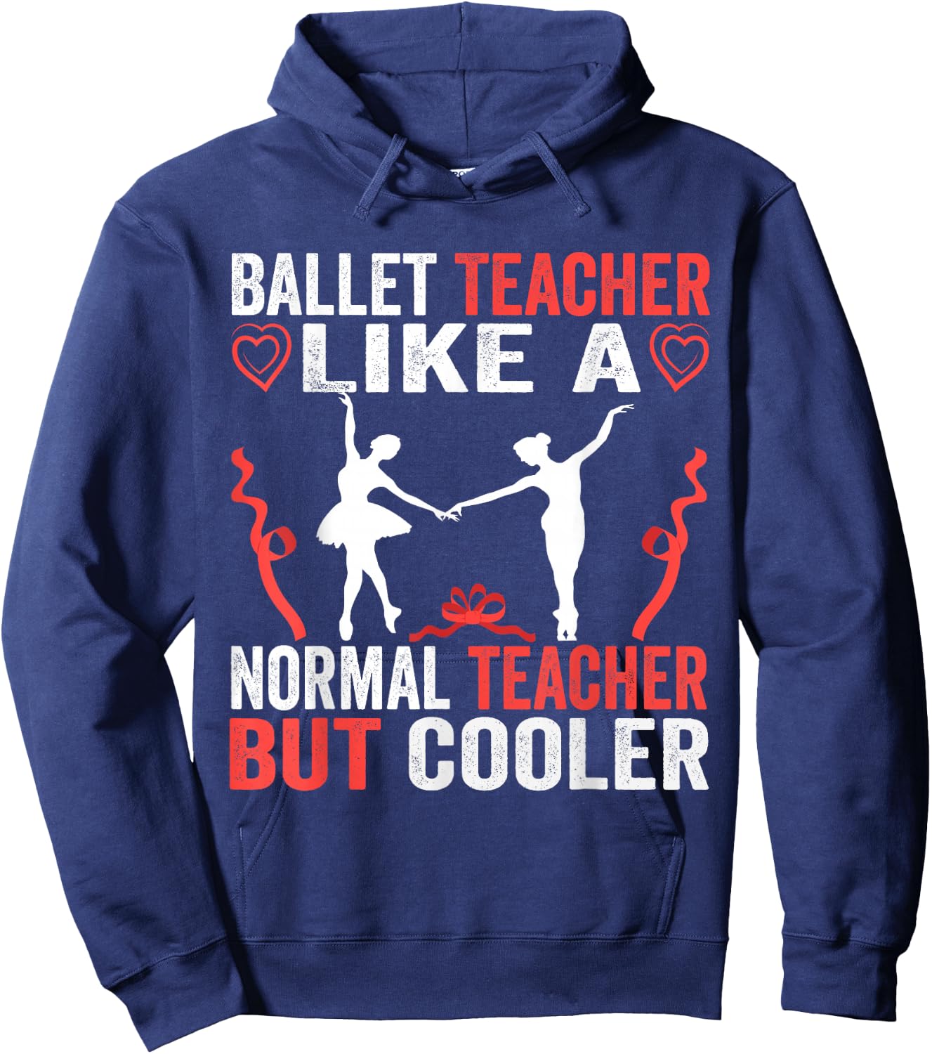 Funny Ballet Teacher Dancer Girls Women National Dance Day Hoodie - Hoodie | Navy