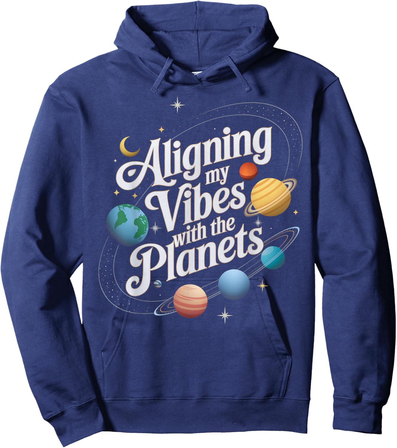Planet Alignment Planet Parade 2025 Planetary Solar System Hoodie - Hoodie | Navy