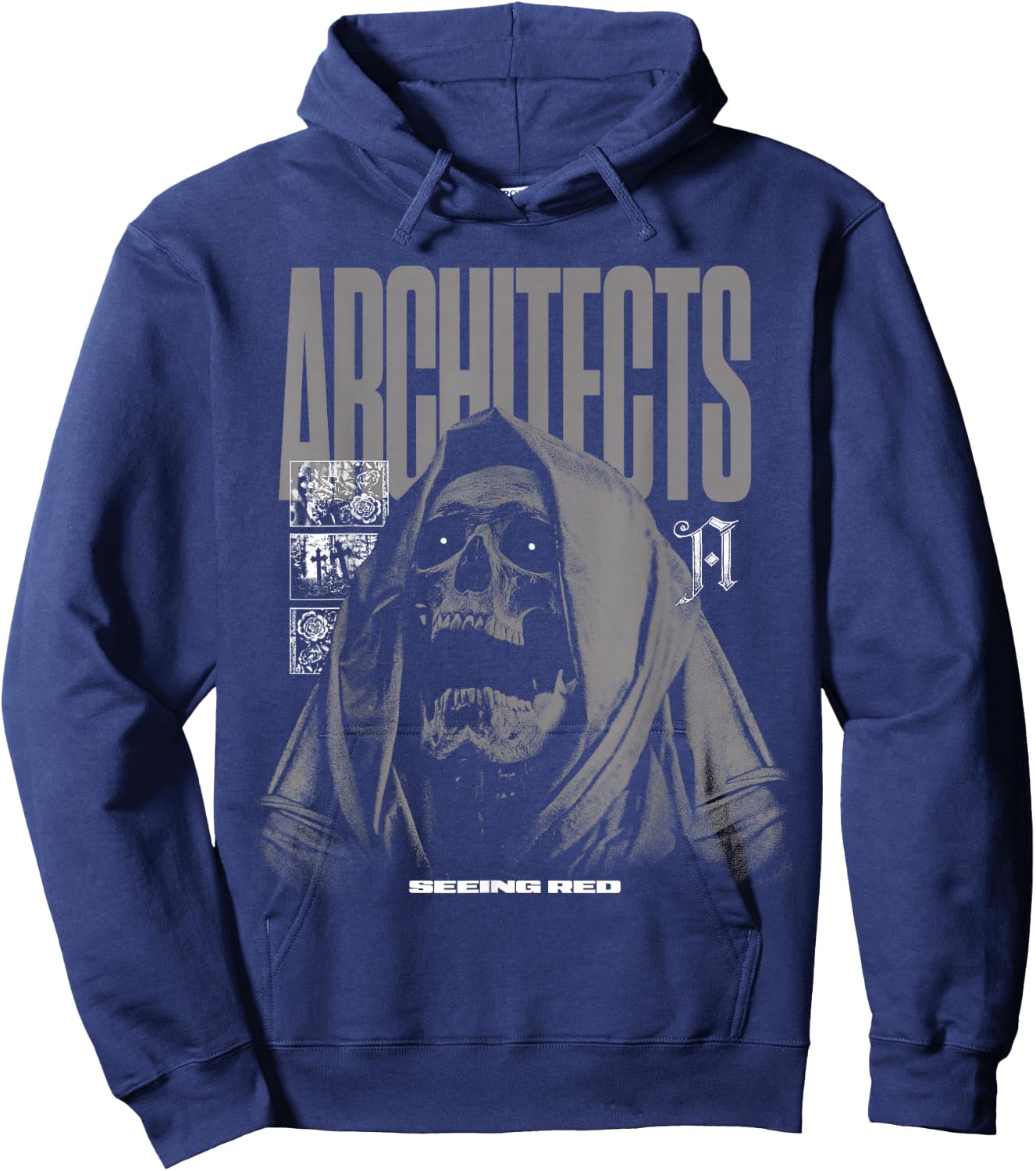 Architects Reaper , Small, Black Hoodie - Hoodie | Navy