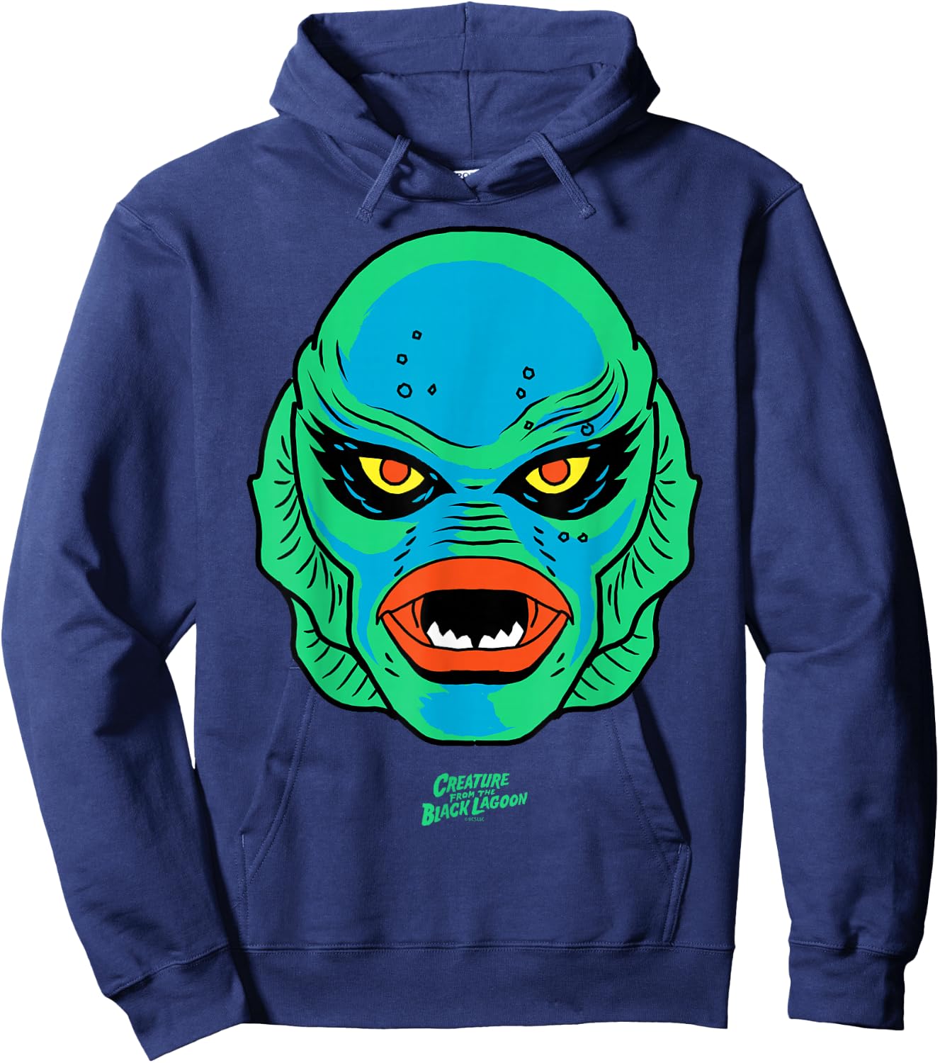 Universal Monsters Creature from the Black Lagoon Gilman Hoodie - Hoodie | Navy