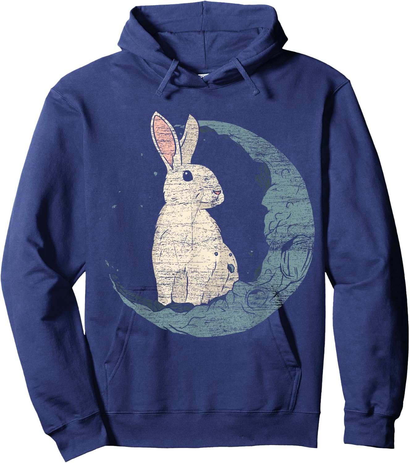 Moon Rabbit Hoodie - Hoodie | Navy