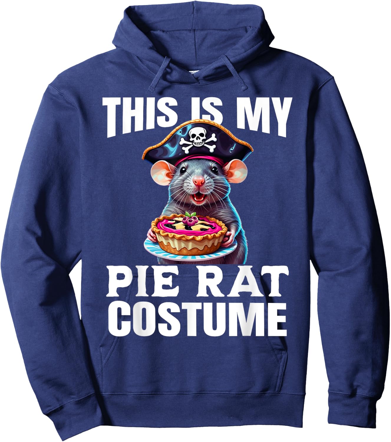 This is My Pie Rat Costume - Funny Pirate Costume Hoodie - Hoodie | Navy