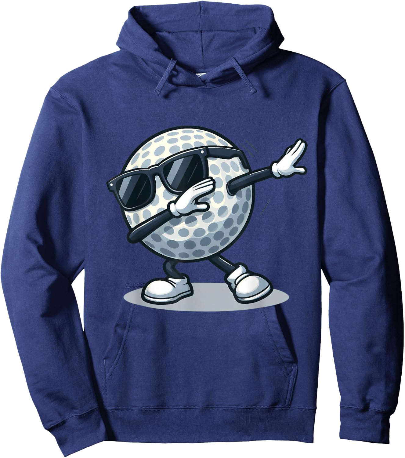 Dabbing Golf Ball Shirt Funny Boys Men Women Sports Player Hoodie - Hoodie | Navy