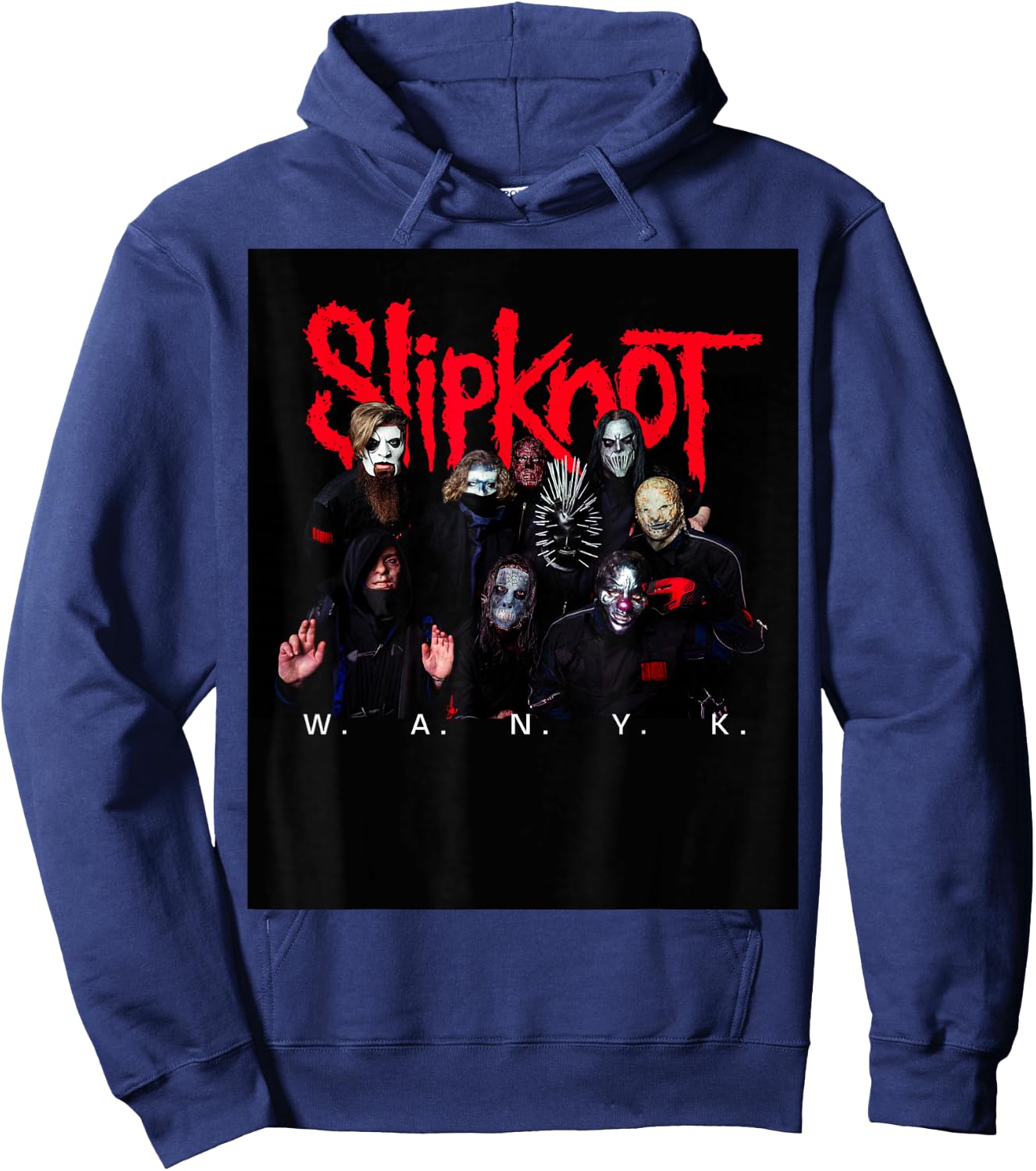 Slipknot Official We Are Not Your Kind Group Hoodie - Hoodie | Navy