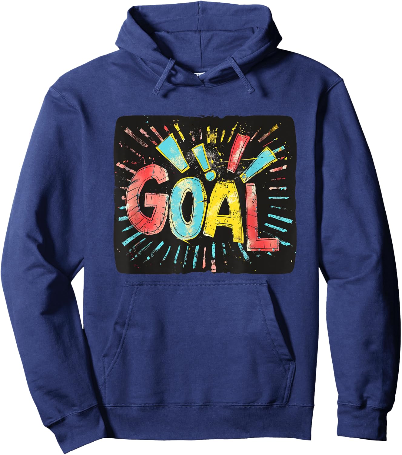 Goal Statement Outfit -Kids Black Small Graphic Space Office Graphic Hoodie - Hoodie | Navy