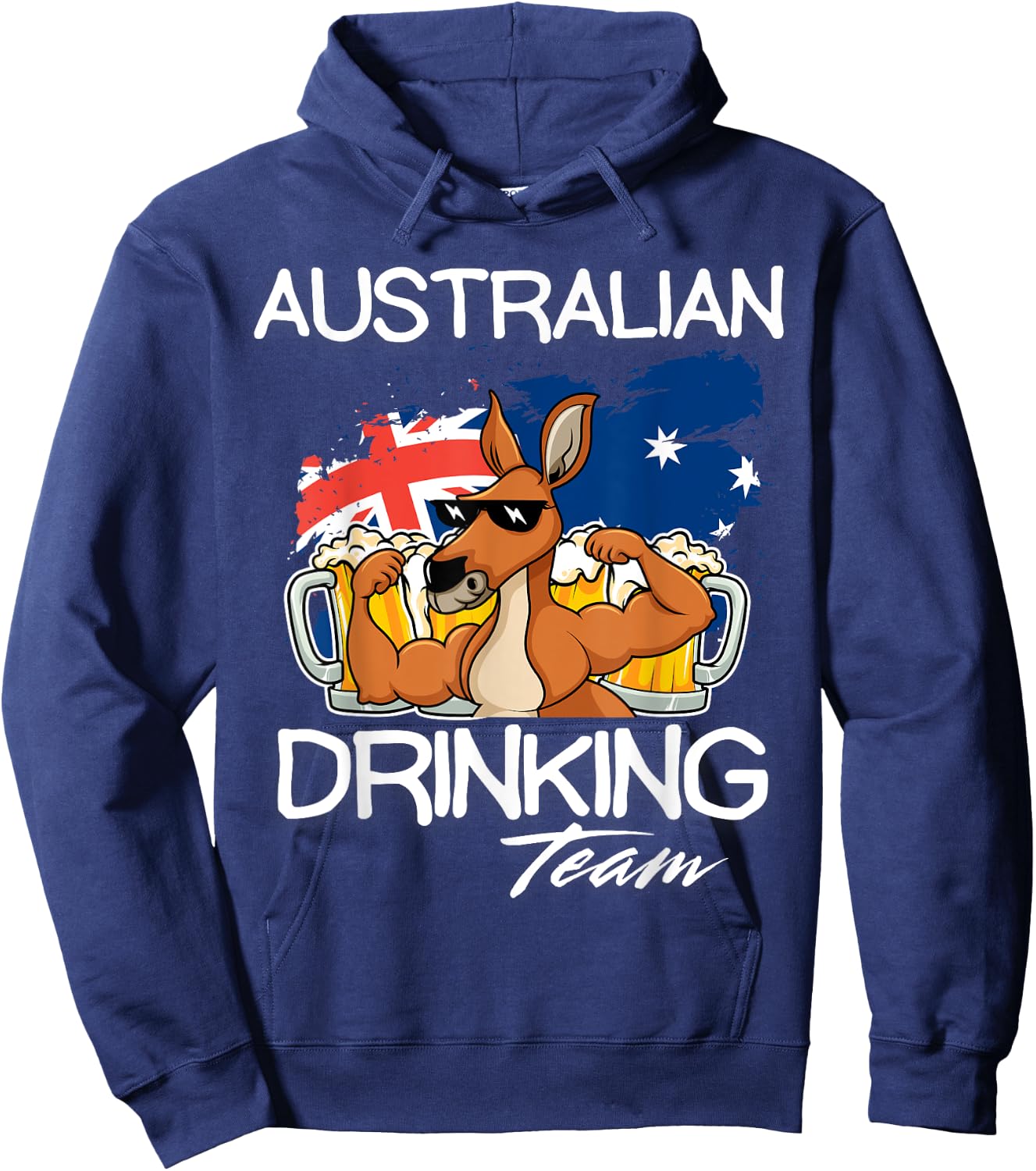 Classic Australian Drinking Team Beer Drinker Australia Hoodie - Hoodie | Navy