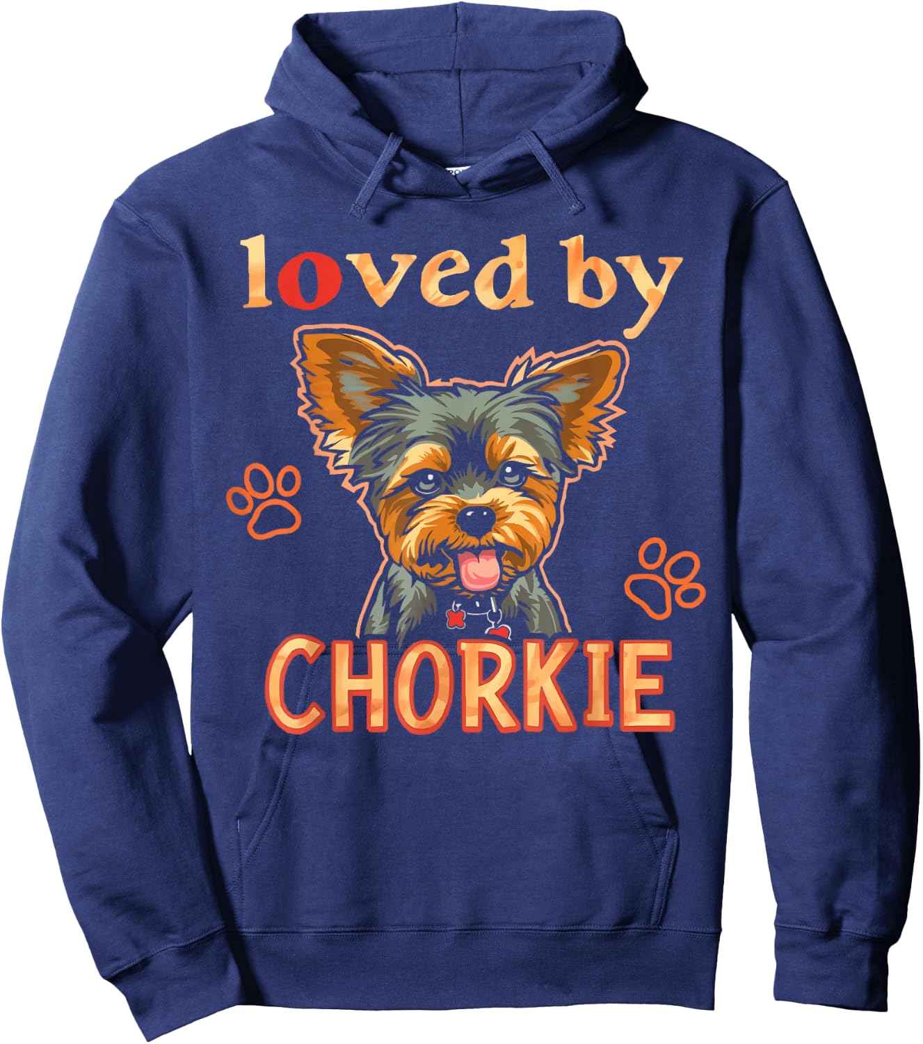Chorkie Owner Dog Lover Puppy Chihuahua Yorkshire Terrier Men Women Hoodie - Hoodie | Navy
