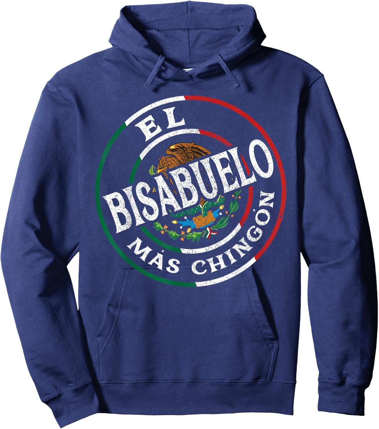 El Papa Mas Chingon - Funny best Mexican Dad Gifts Bisabuelo Hoodie - Hoodie | Navy