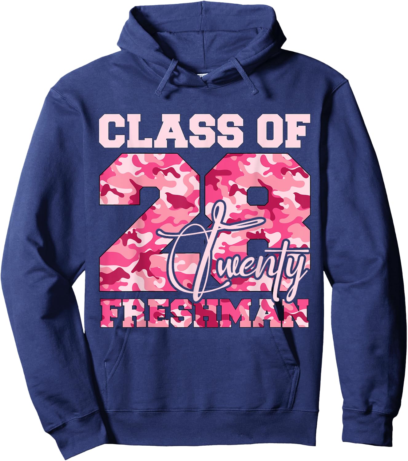 Class of 2028 Freshman High School Back To School 9th Grade Hoodie - Hoodie | Navy