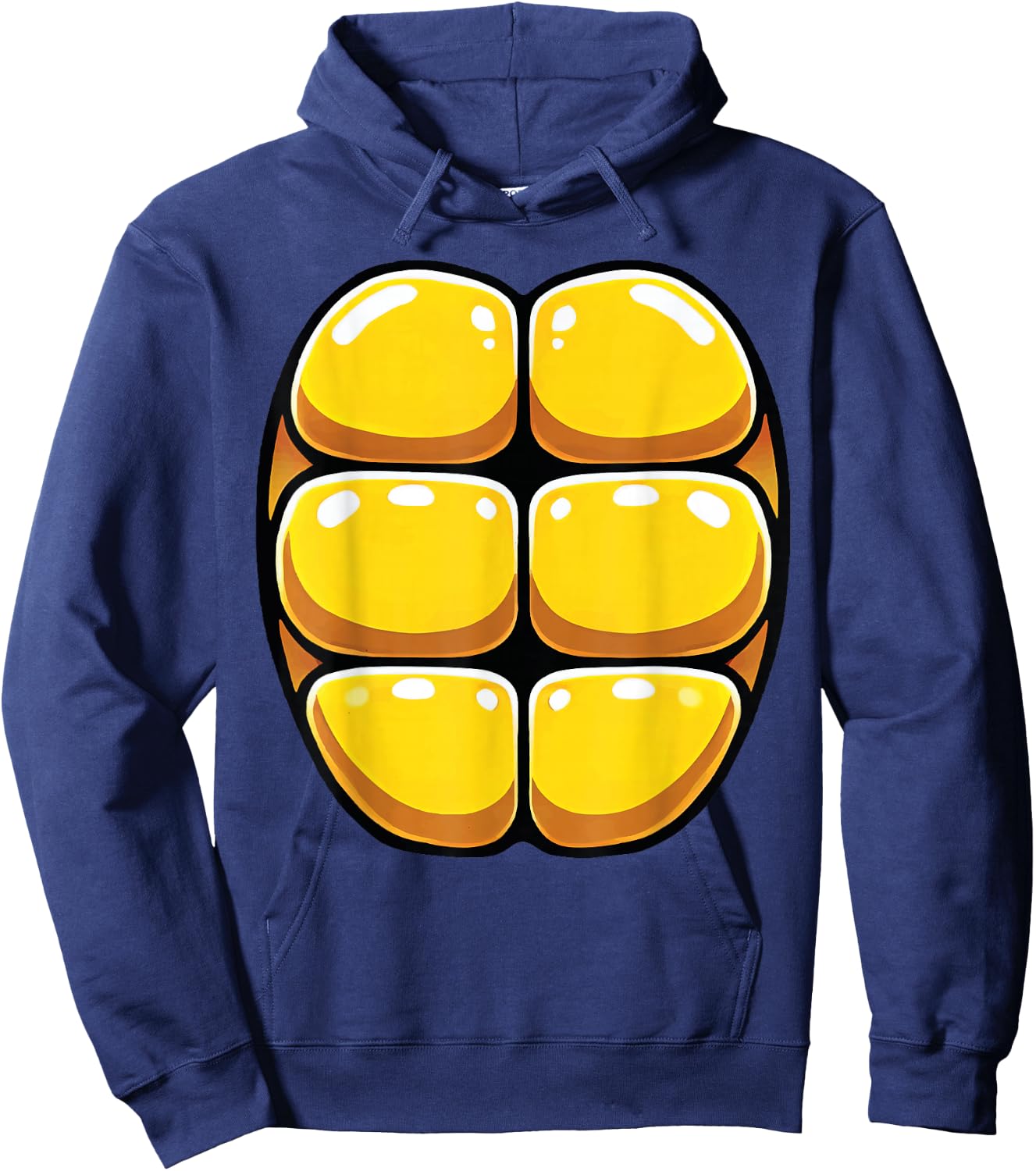 Turtle Costume Shirt DIY Adult Kids Funny Halloween Costume Hoodie - Hoodie | Navy