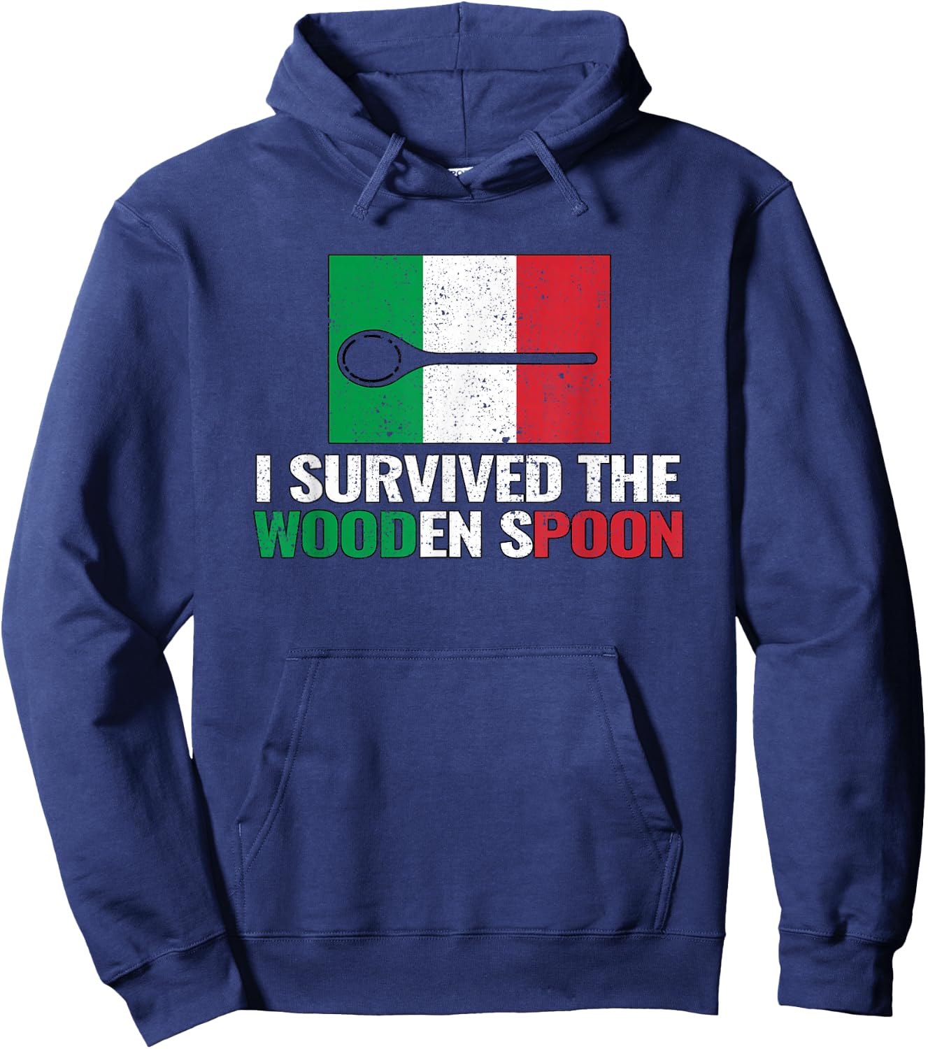 I Survived The Wooden Spoon Hoodie - Hoodie | Navy