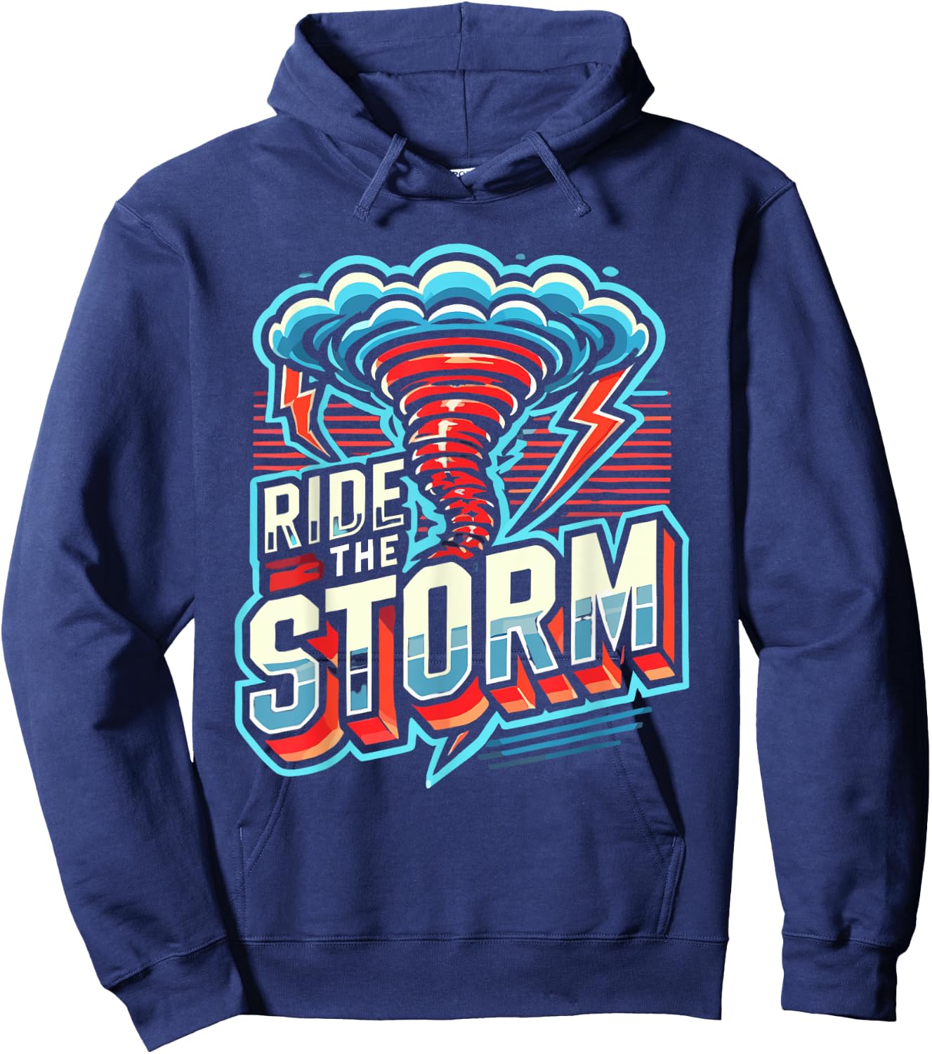 Tornado Costume Tornado Chasers Storm Hunter Storm Tornado Hoodie - Hoodie | Navy
