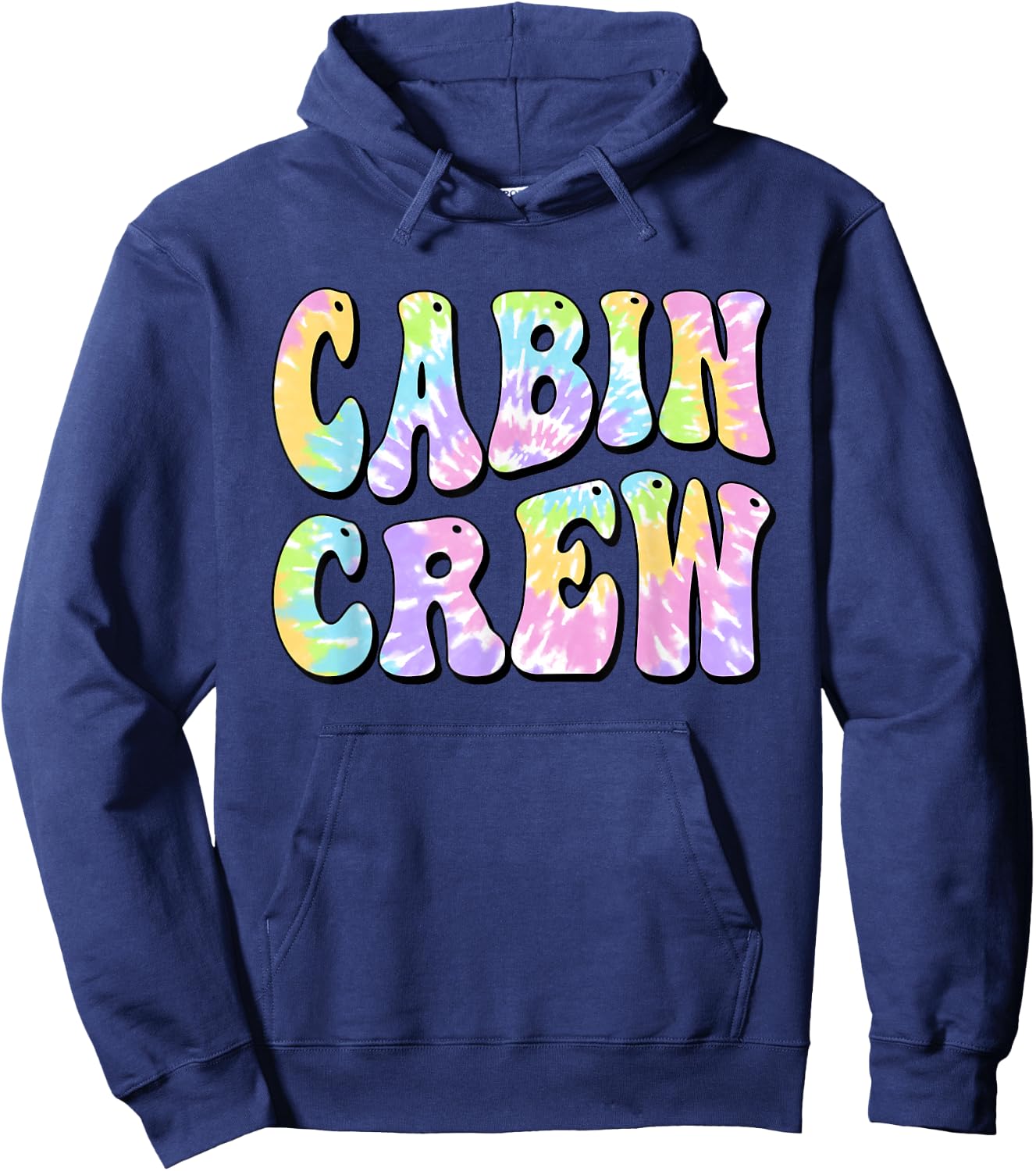 Cabin Crew Summer Mountain Lake Vacation Women Girl Kids Hoodie - Hoodie | Navy