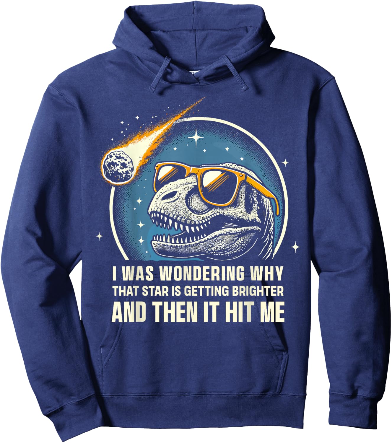 Dinosaur T-Rex Novelty Men Kids Women Funny Dinosaur Hoodie - Hoodie | Navy
