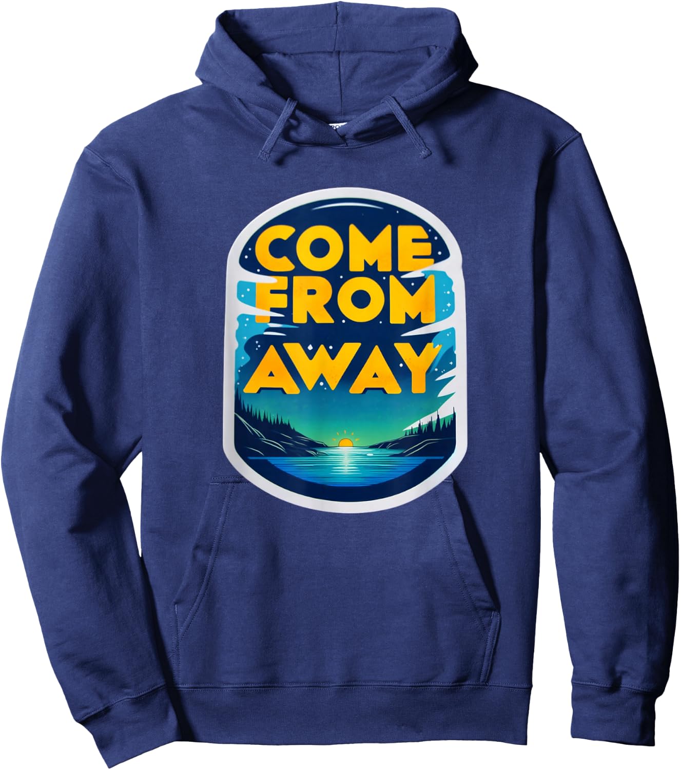 StageNotes Come From Newfoundland CFA Away Musical Theatre , Small, Black Hoodie - Hoodie | Navy
