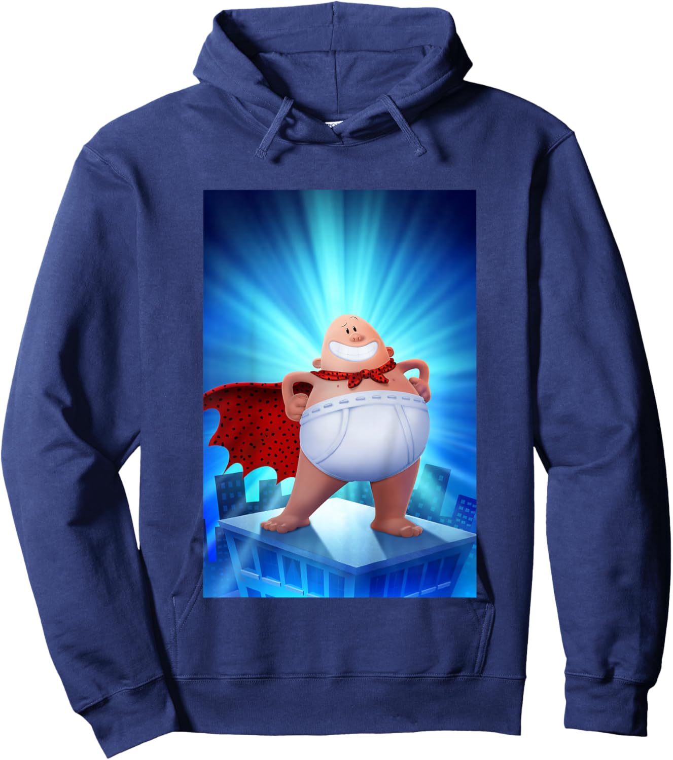 DreamWorks Captain Underpants Iconic Pose Hoodie - Hoodie | Navy