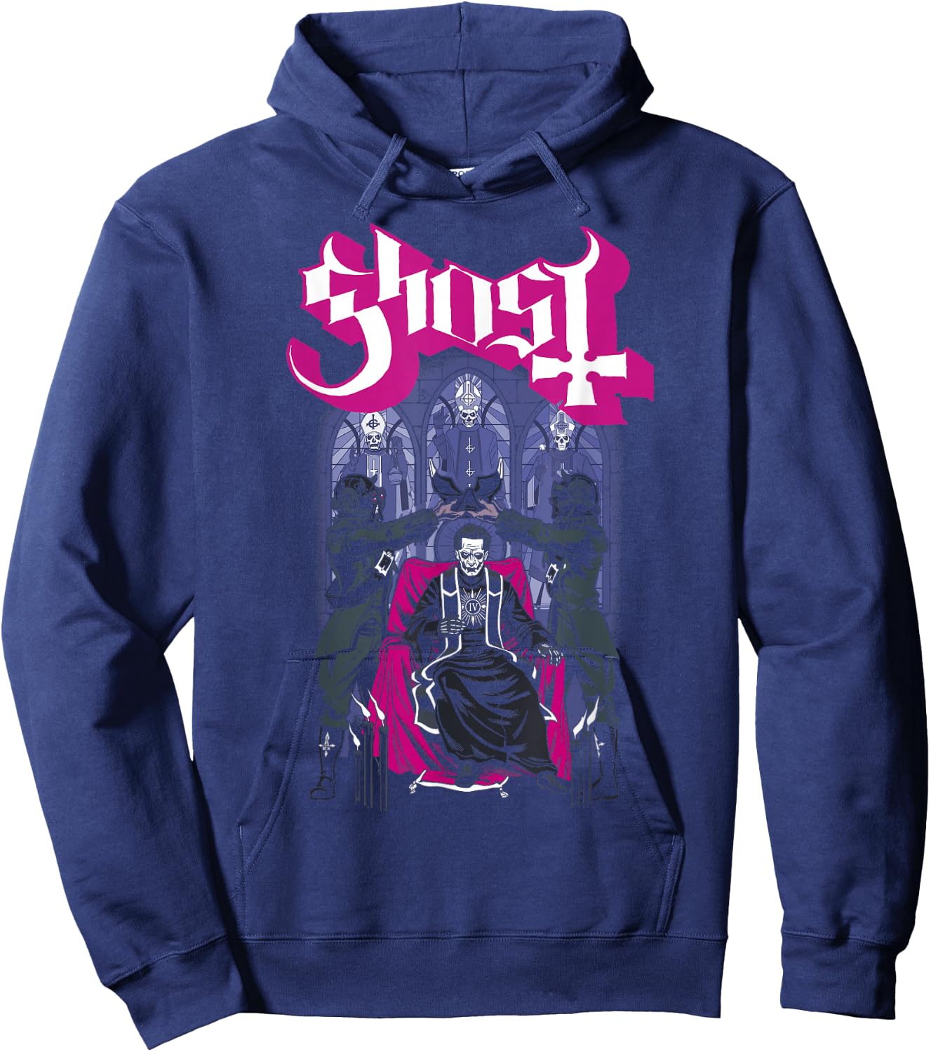 Ghost - Crowned Hoodie - Hoodie | Navy