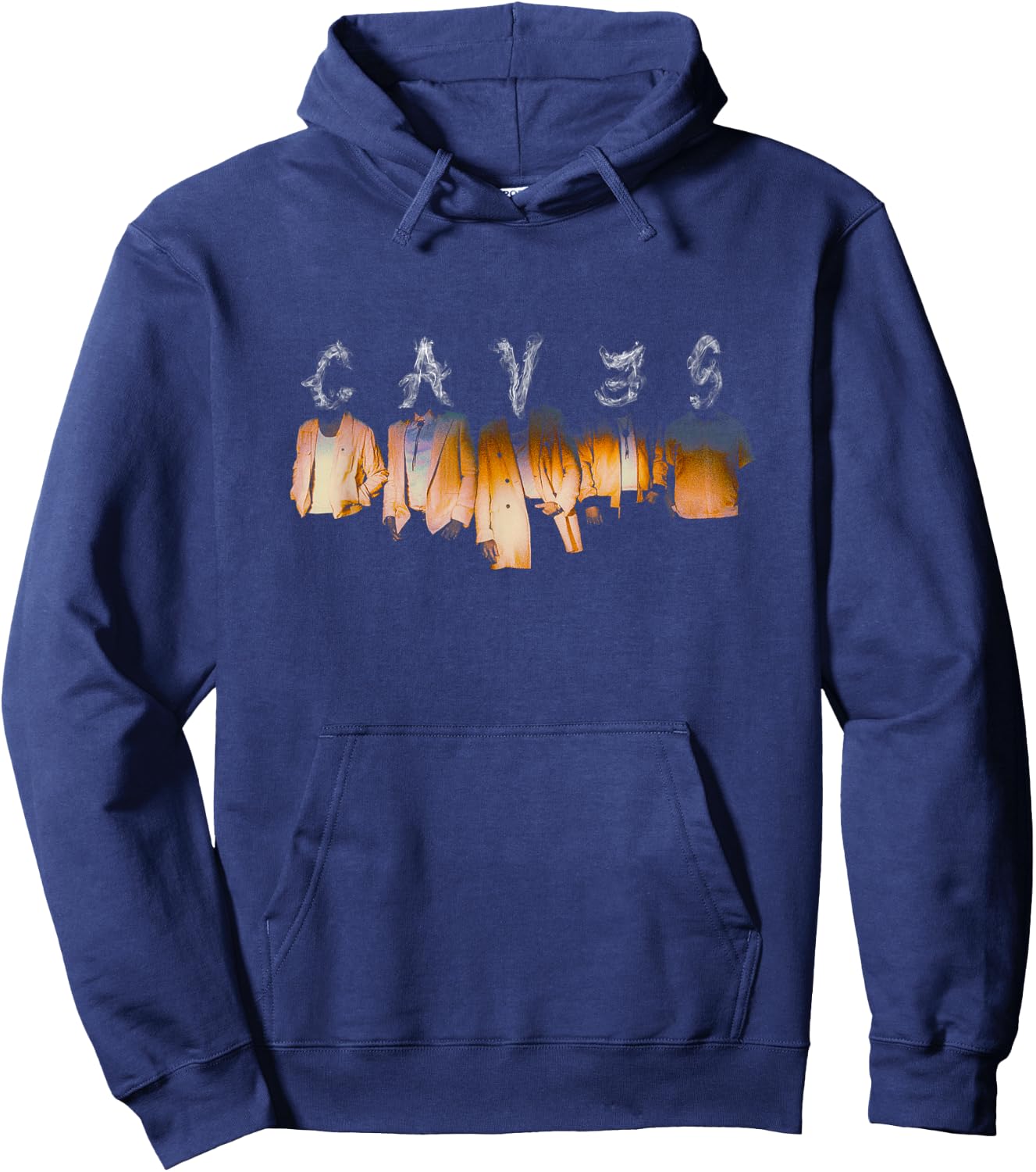 NEEDTOBREATHE Black Men's Classic Fit Caves Album Hoodie - Hoodie | Navy
