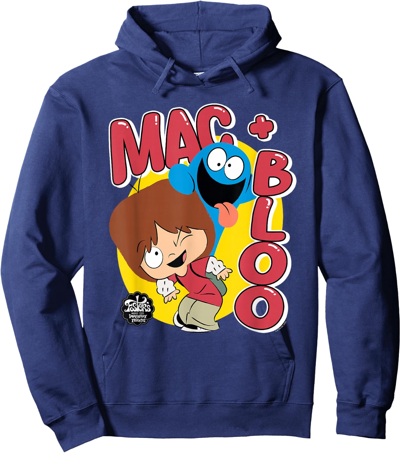 Foster's Home for Imaginary Friends Mac and Bloo Fun Hoodie - Hoodie | Navy