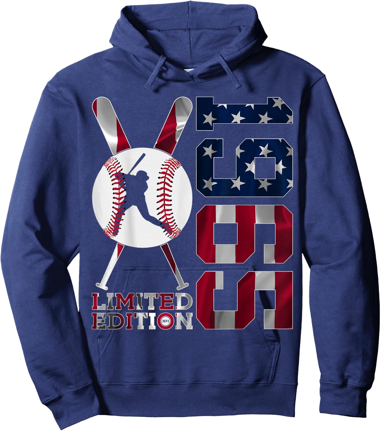 60th BIRTHDAY BASEBALL LIMITED EDITION 1965 Hoodie - Hoodie | Navy