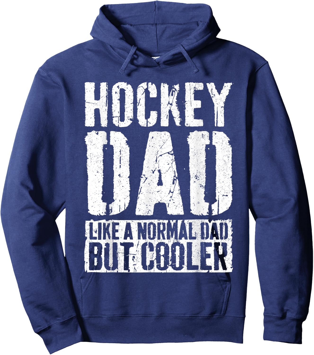Hockey Dad Shirt Men Fathers Day Hockey Dad Hoodie - Hoodie | Navy